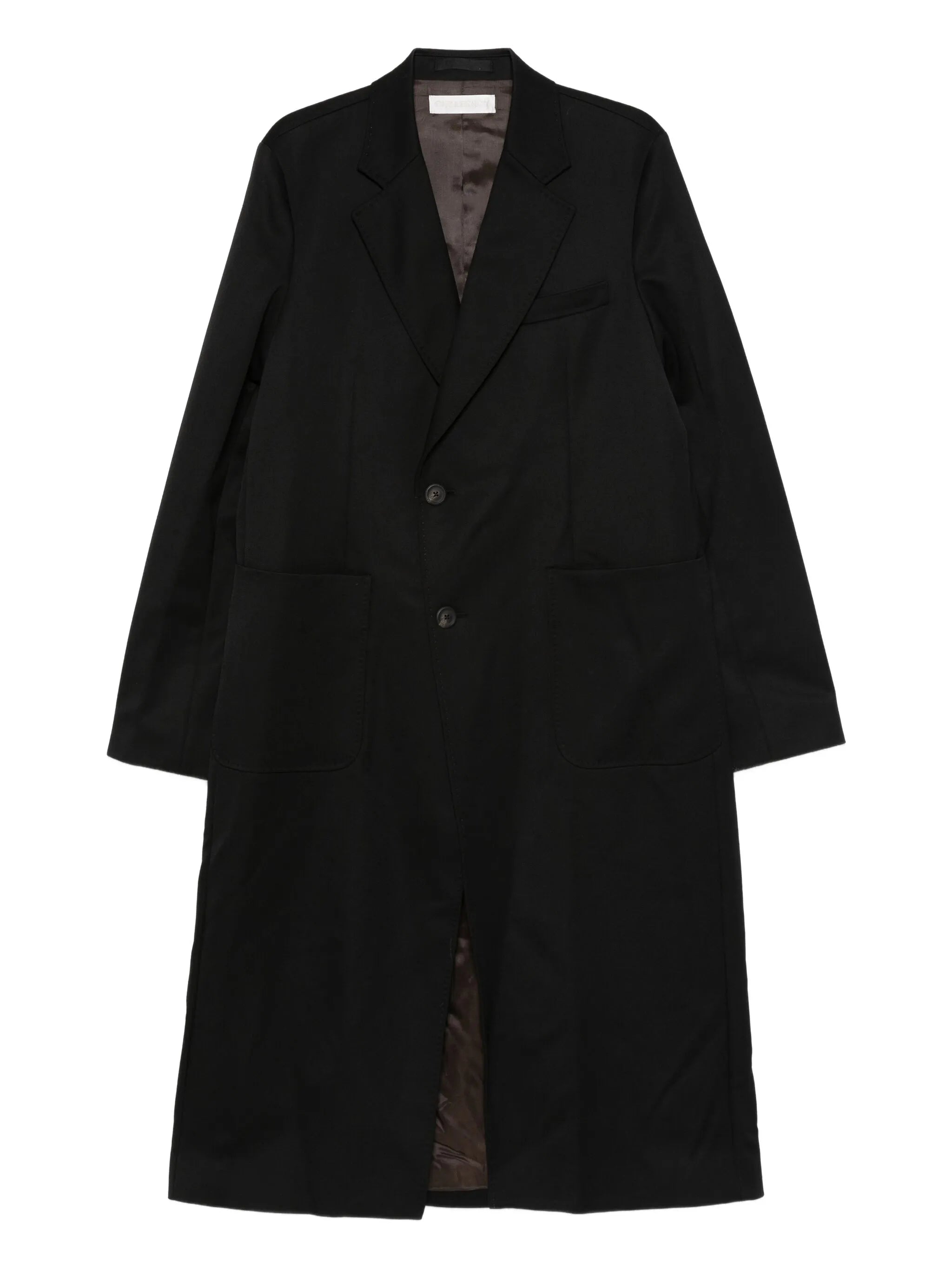 single-breasted coat