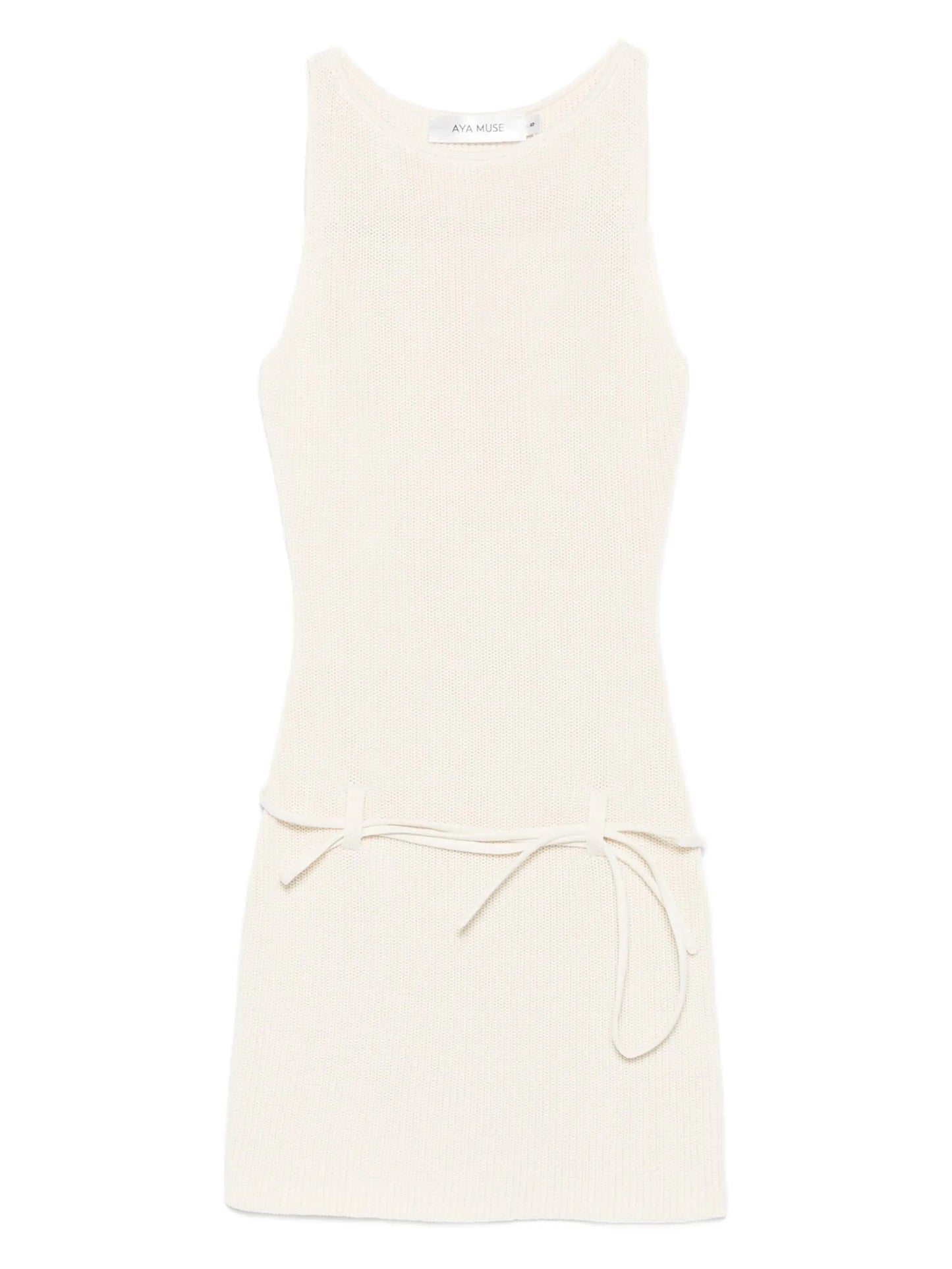 Zeal belted ribbed mini dress