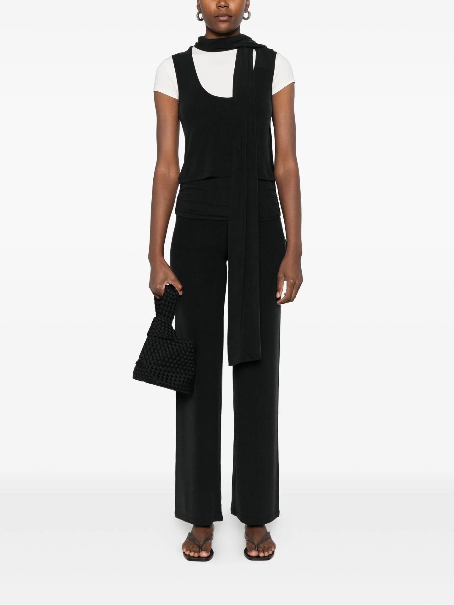 ruched trousers