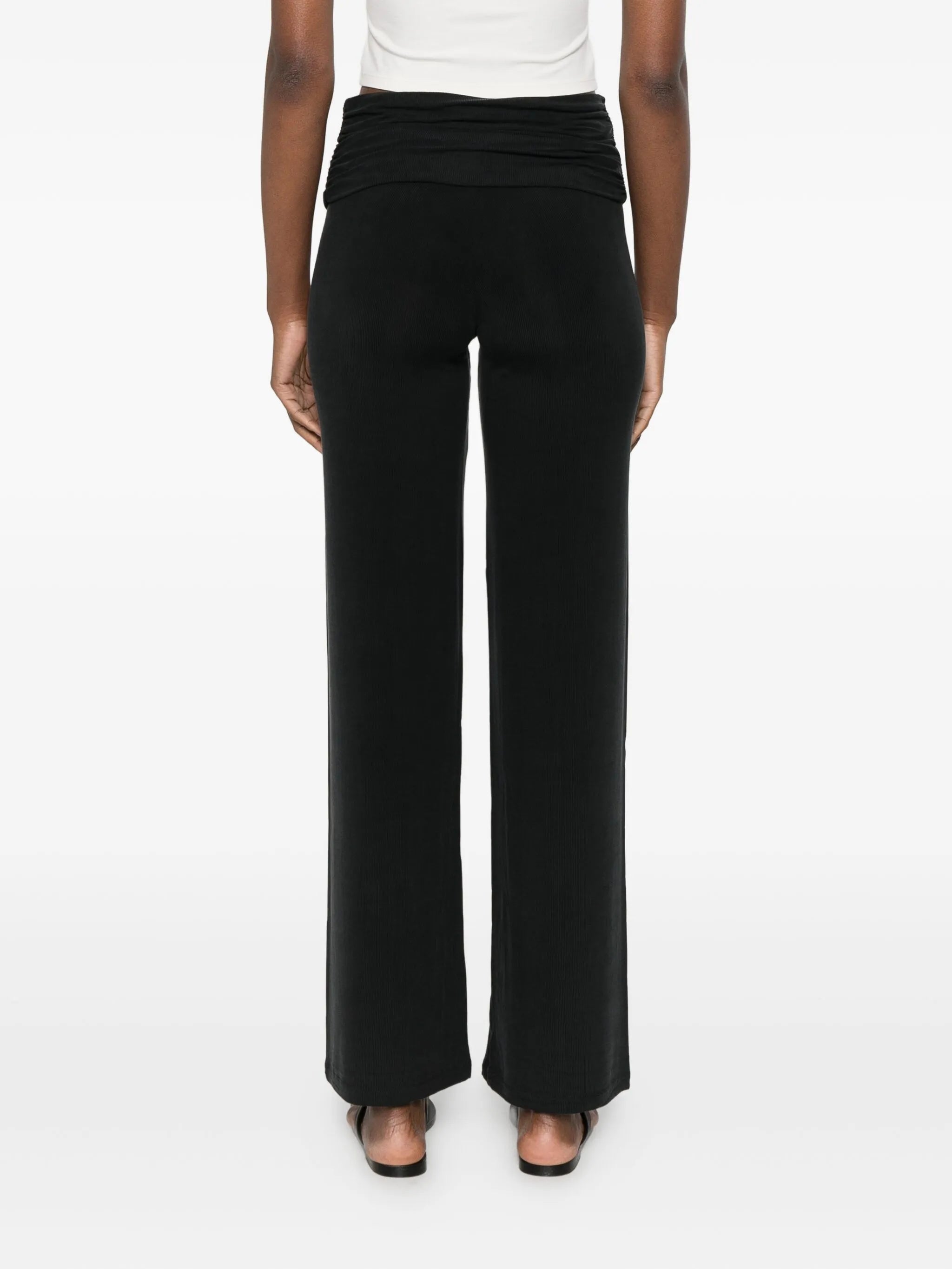 ruched trousers