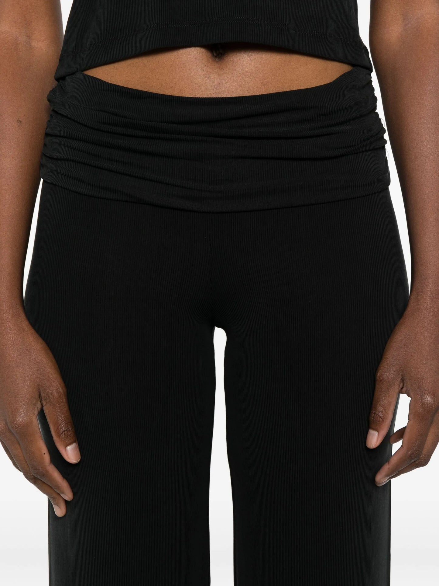 ruched trousers