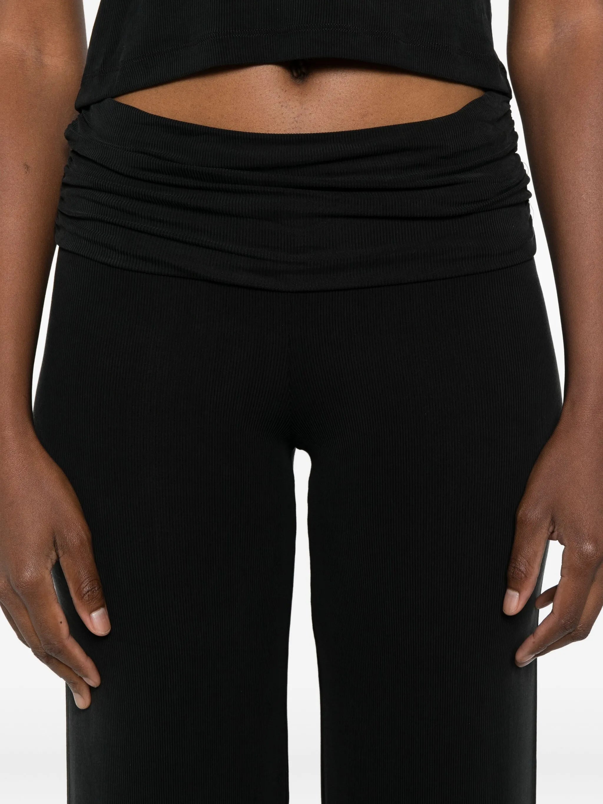 ruched trousers