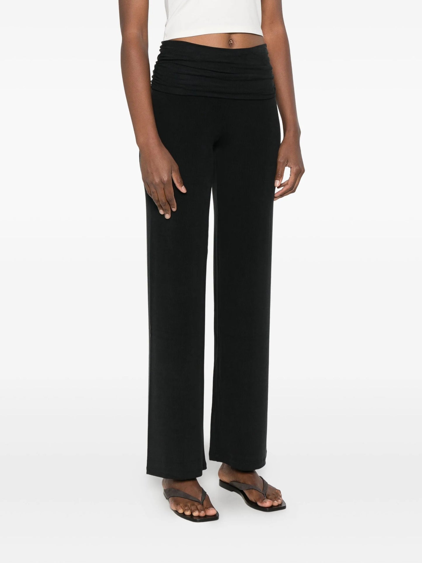 ruched trousers