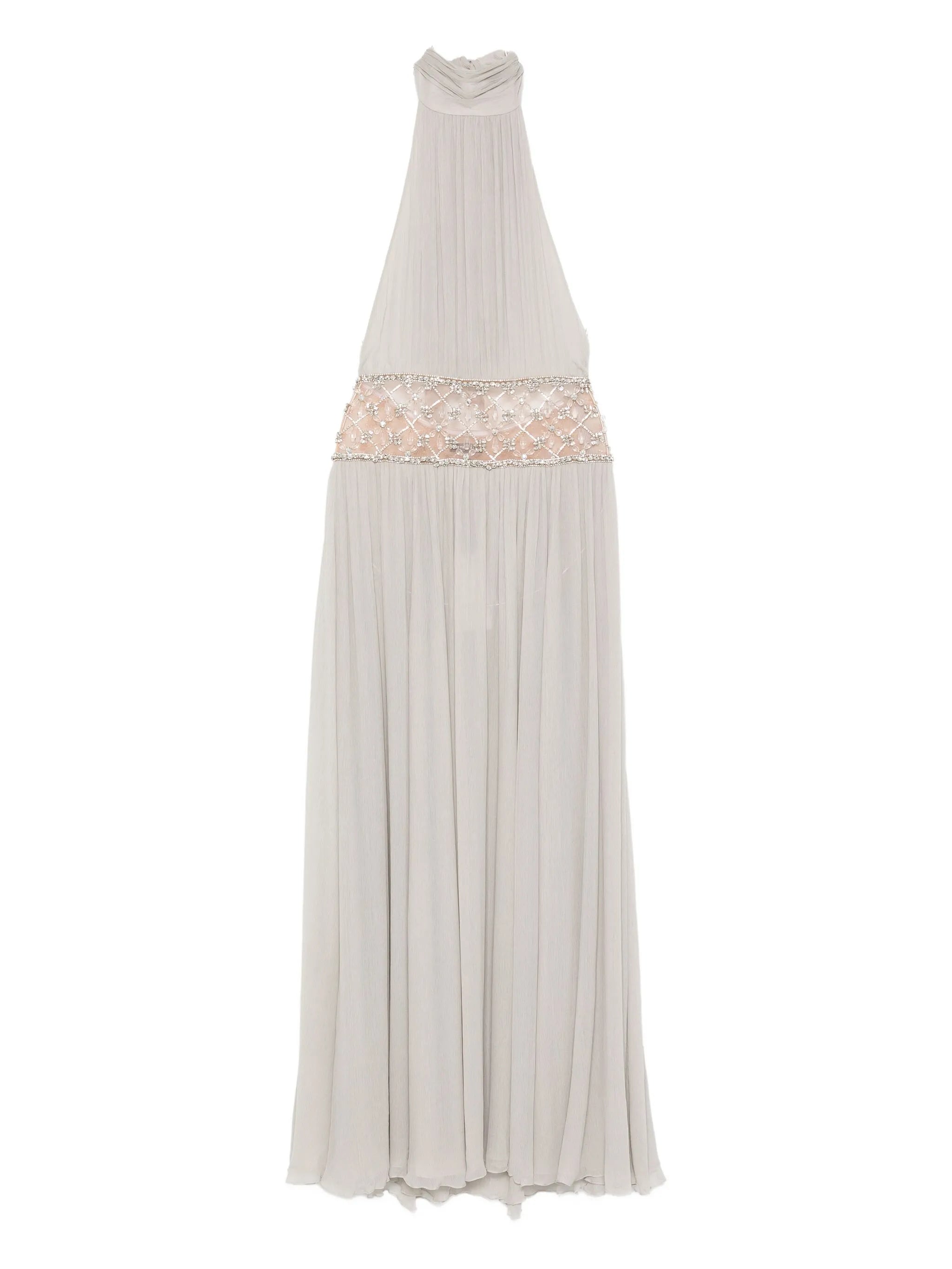 Kreeli embellished halterneck dress