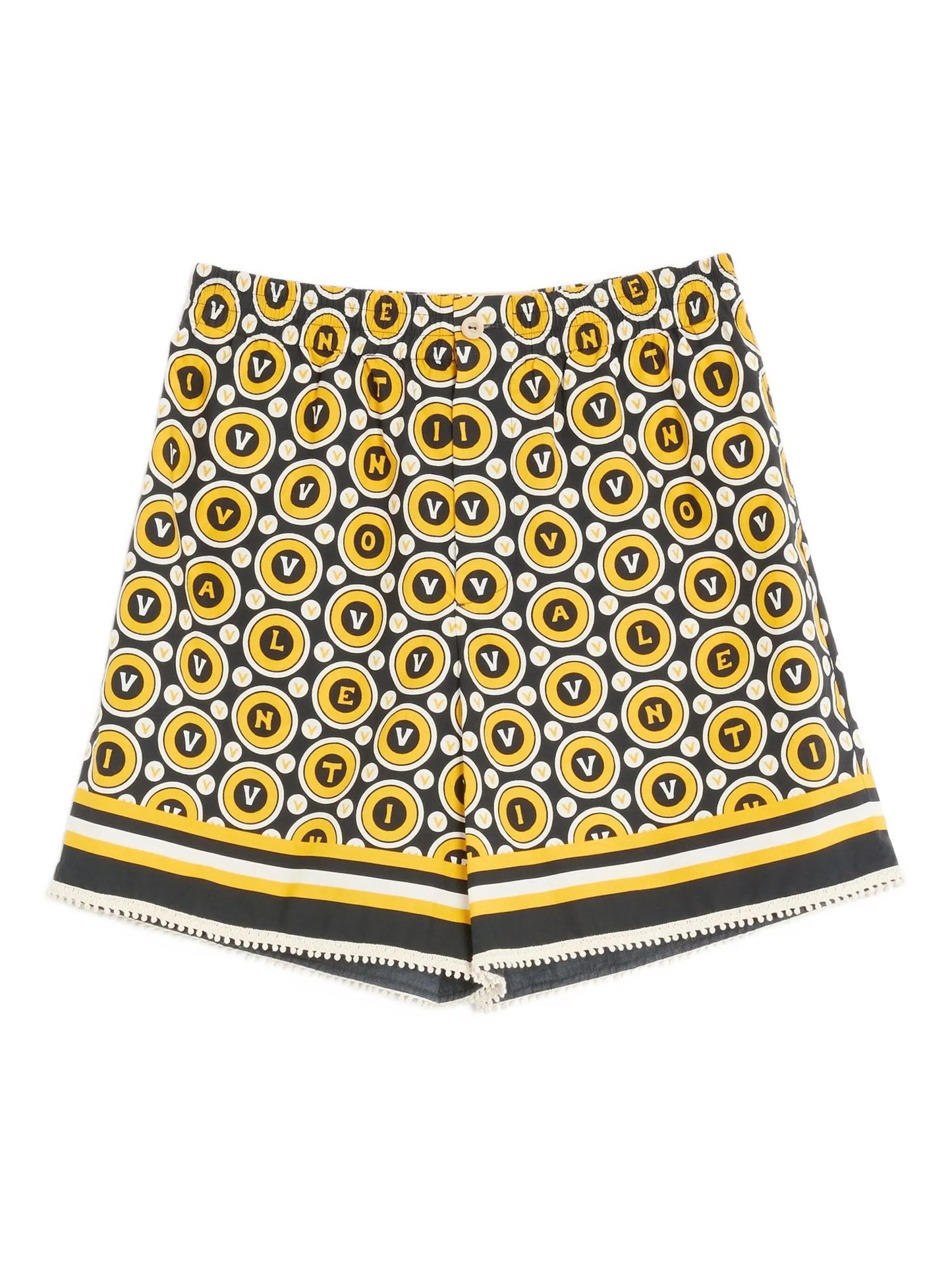 poplin bermuda shorts