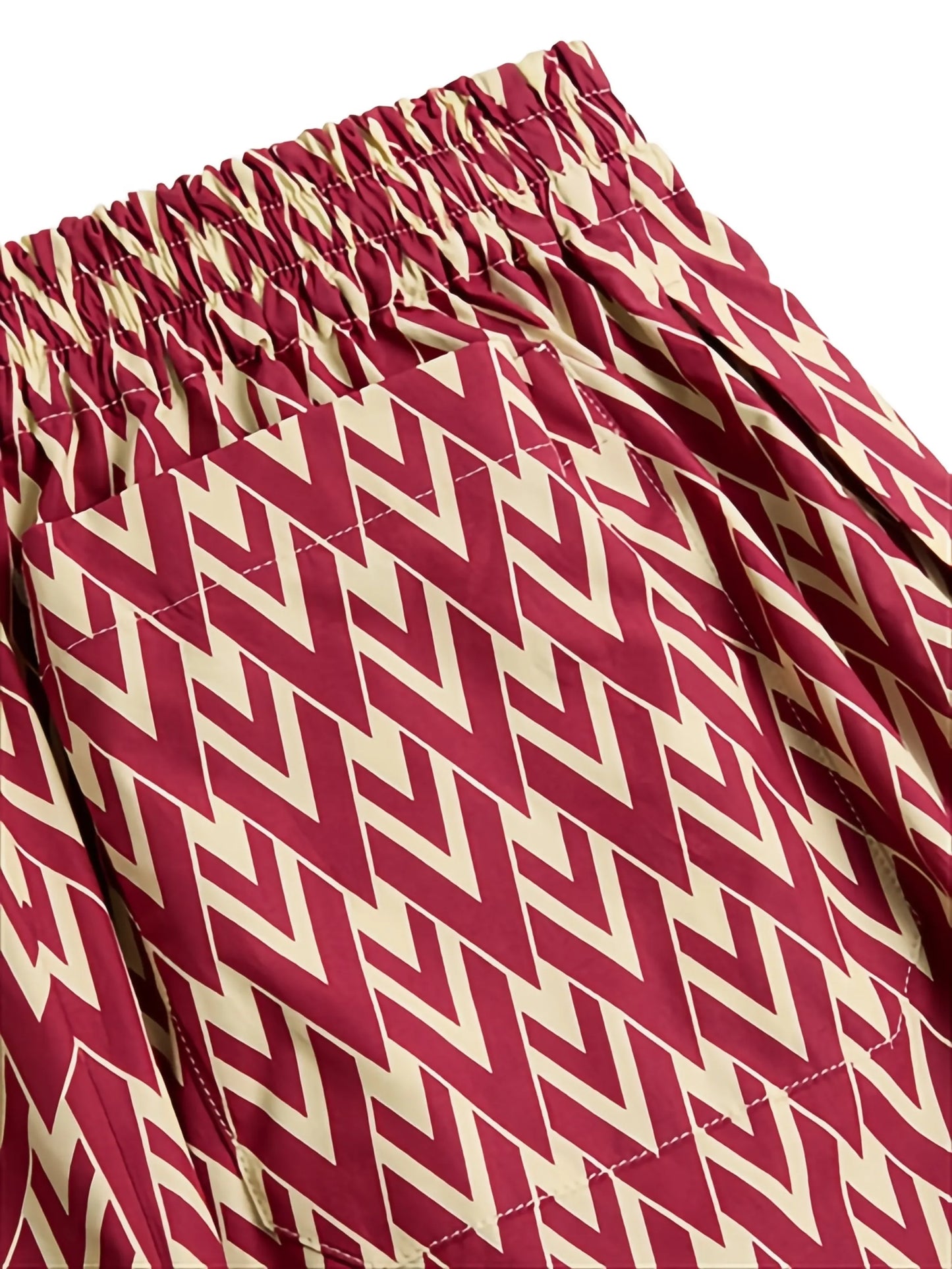 Toute La V-print bermuda shorts