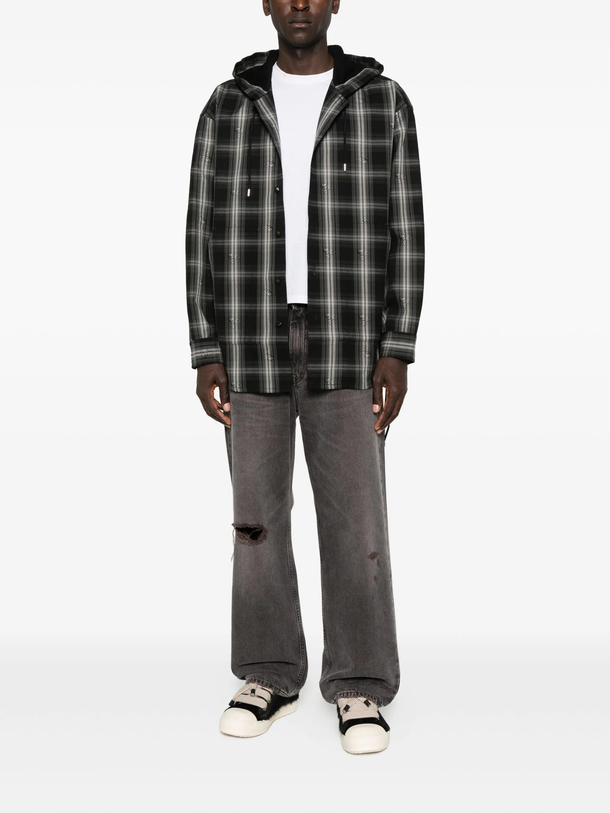 plaid flannel shirt
