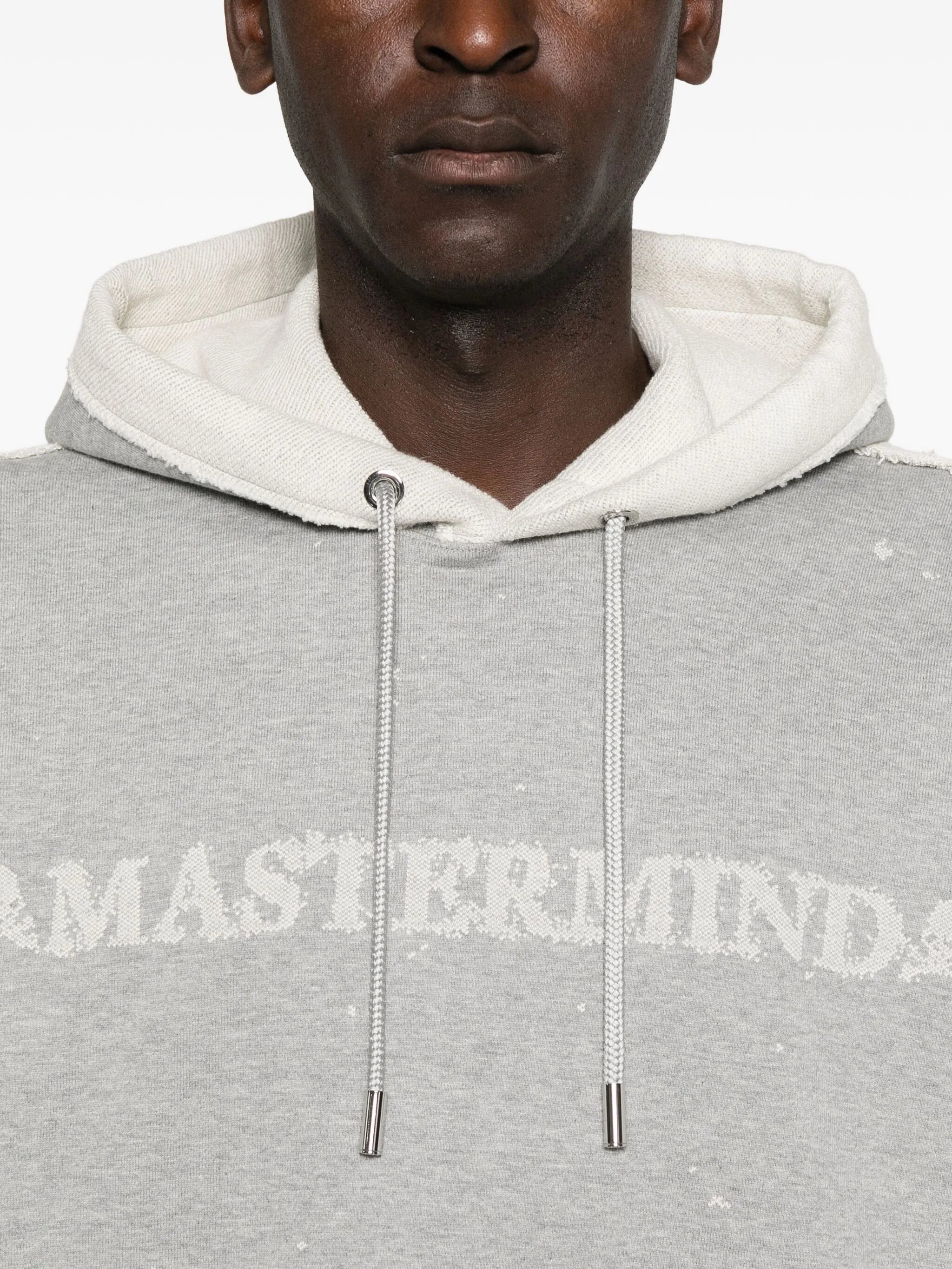 cut-off logo hoodie