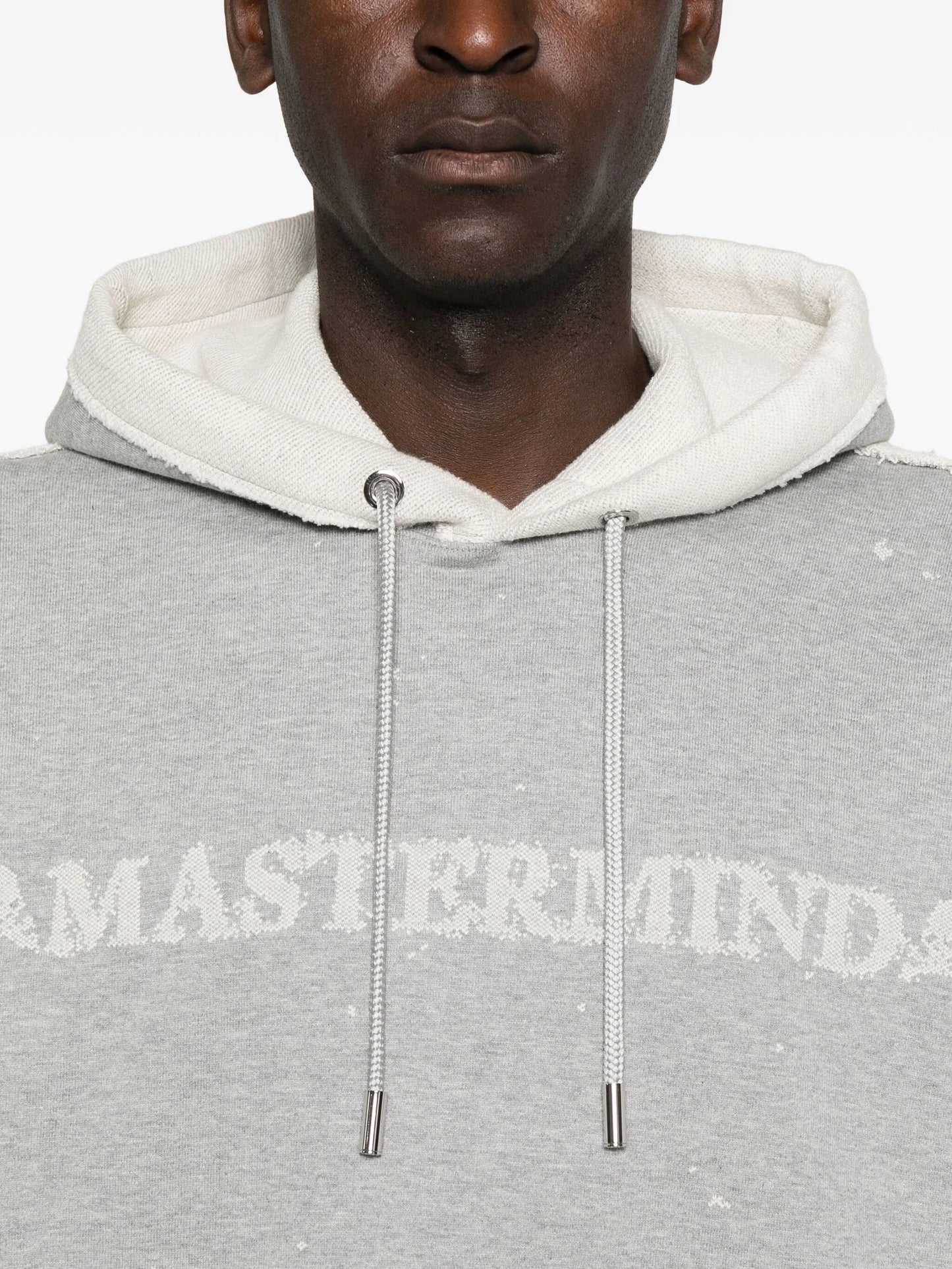 cut-off logo hoodie