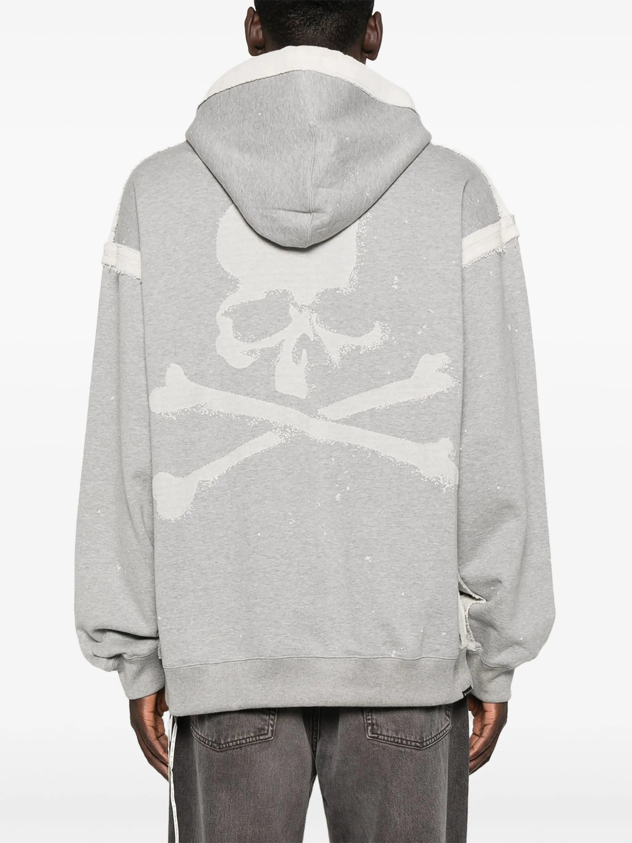 cut-off logo hoodie