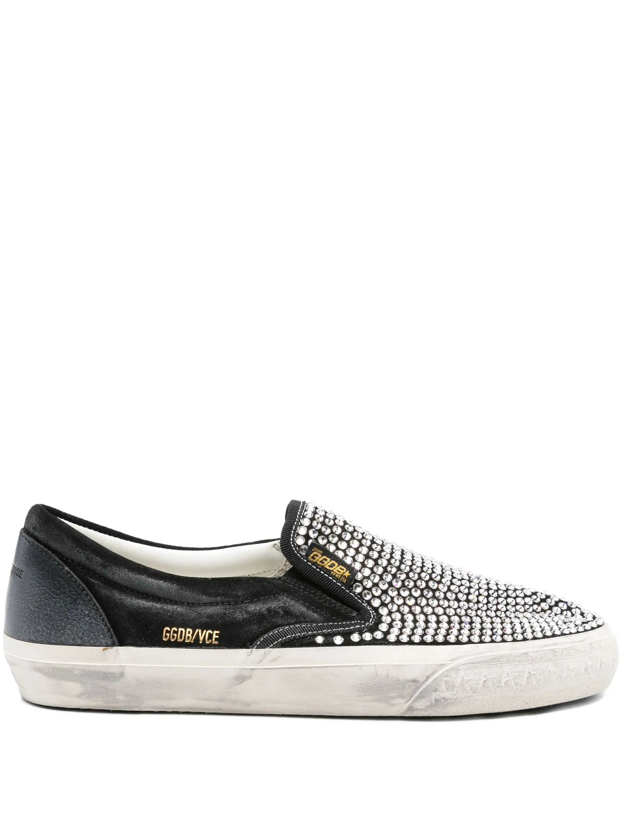 VCE crystal-embellished slip-on sneakers