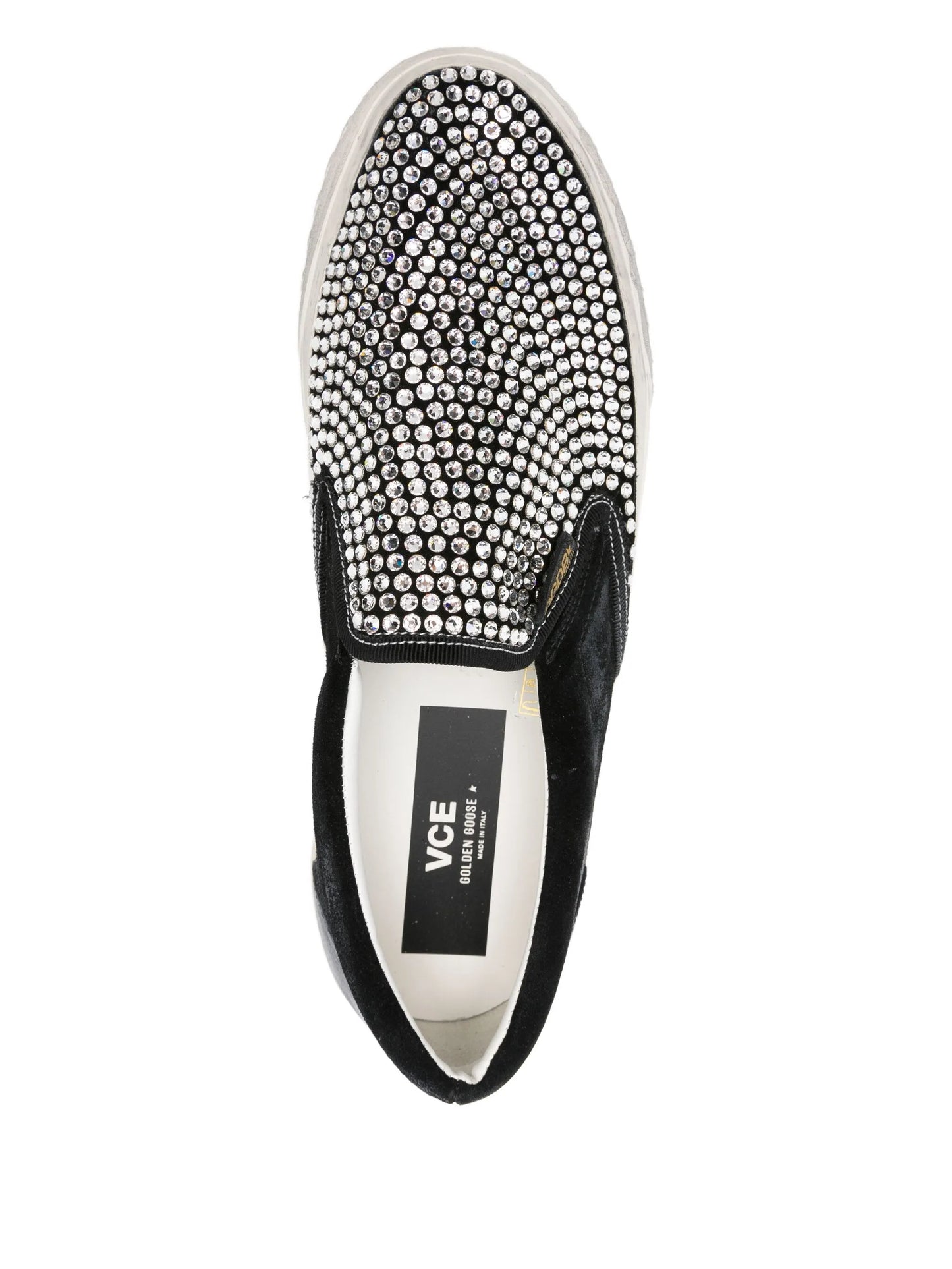 VCE crystal-embellished slip-on sneakers
