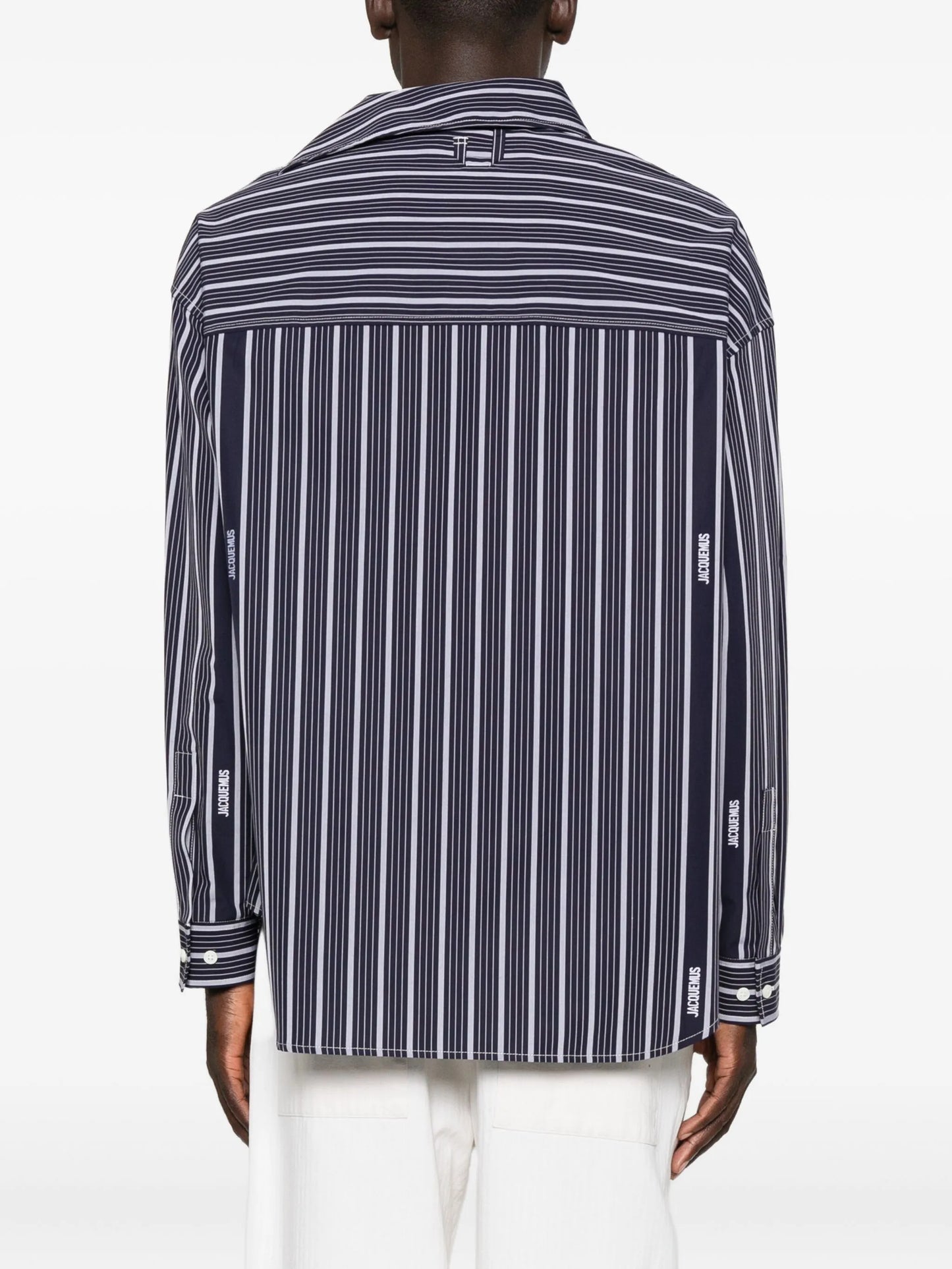 stripe logo shirt