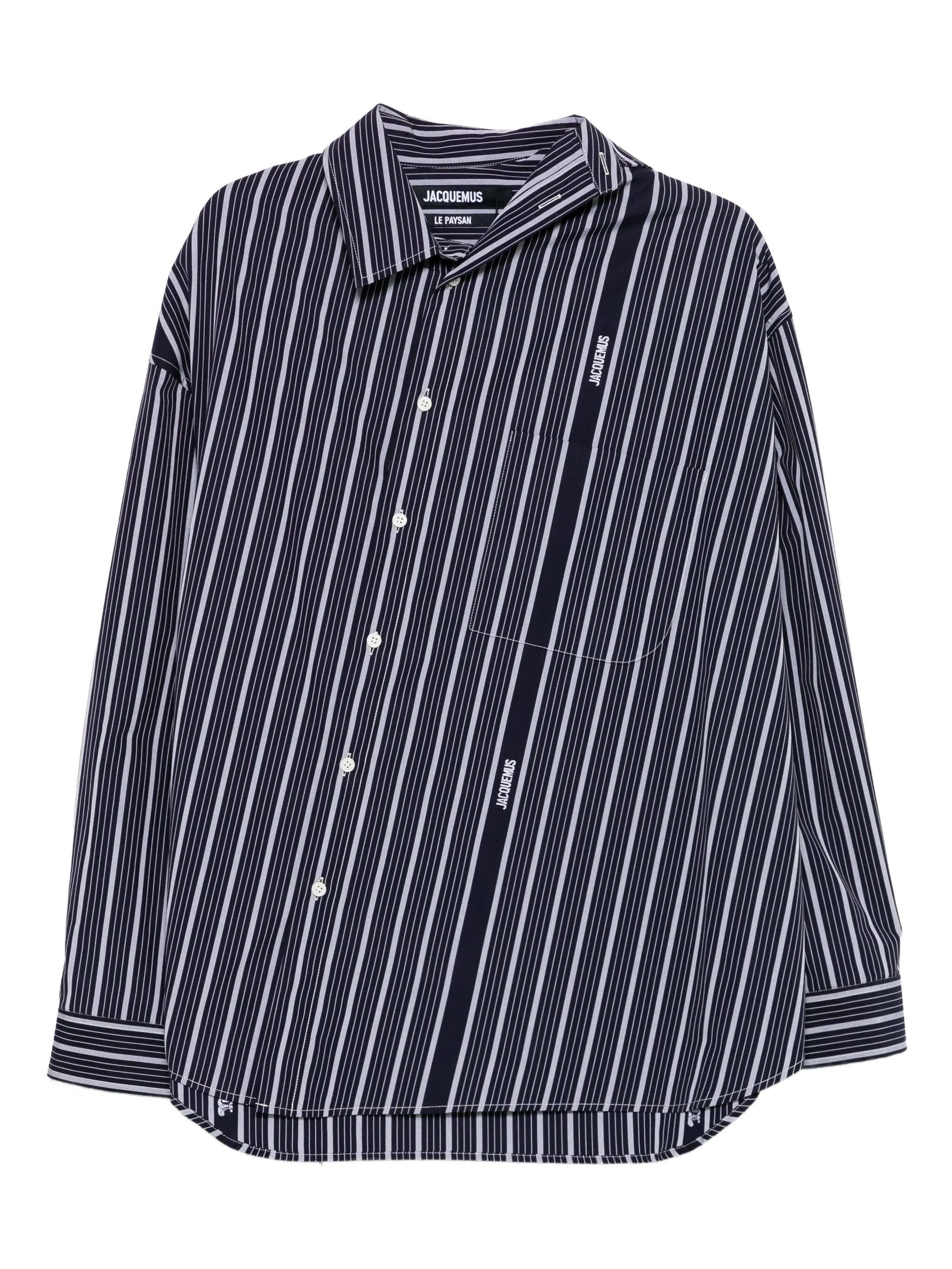 stripe logo shirt