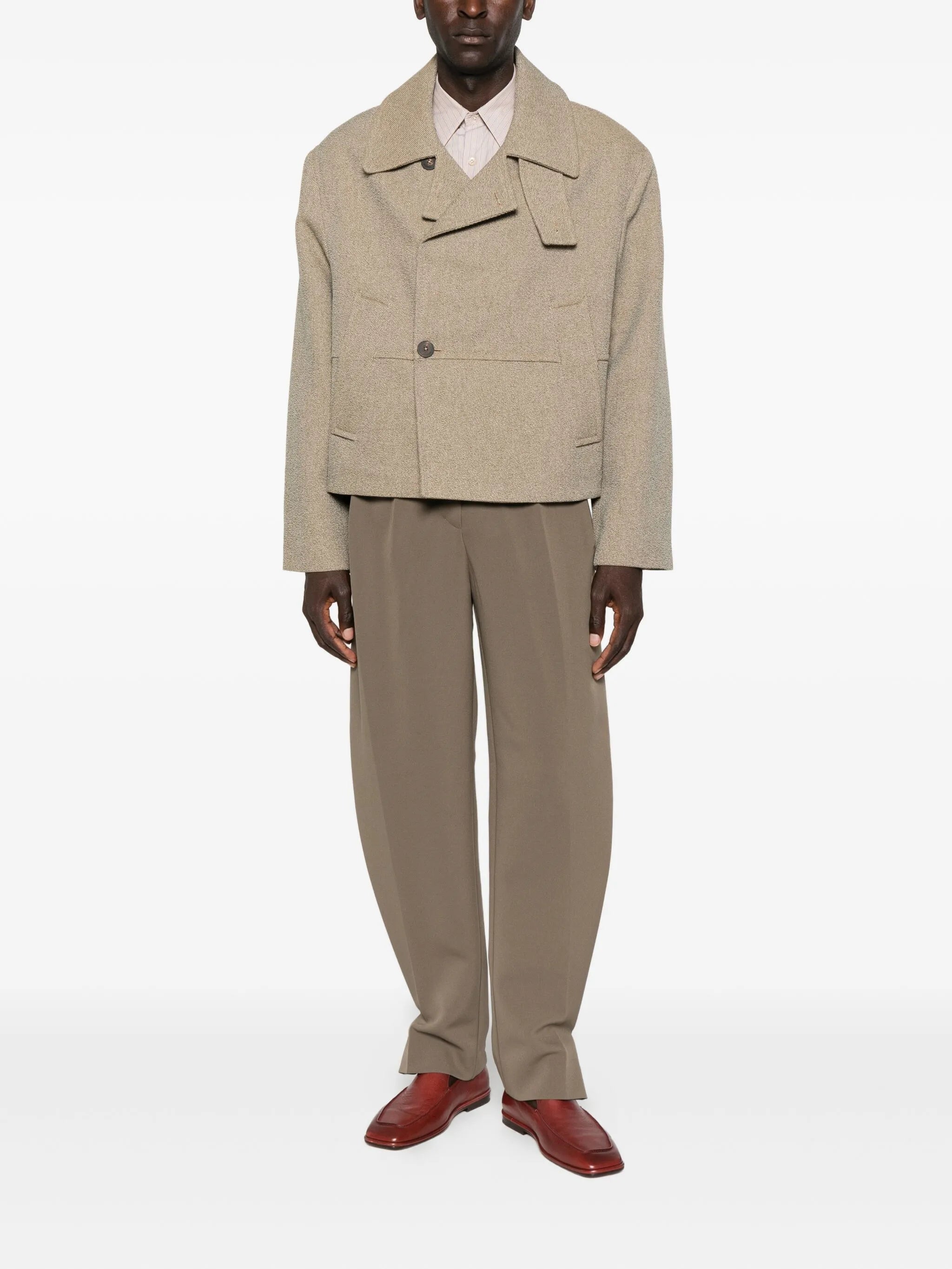 button-fastening jacket
