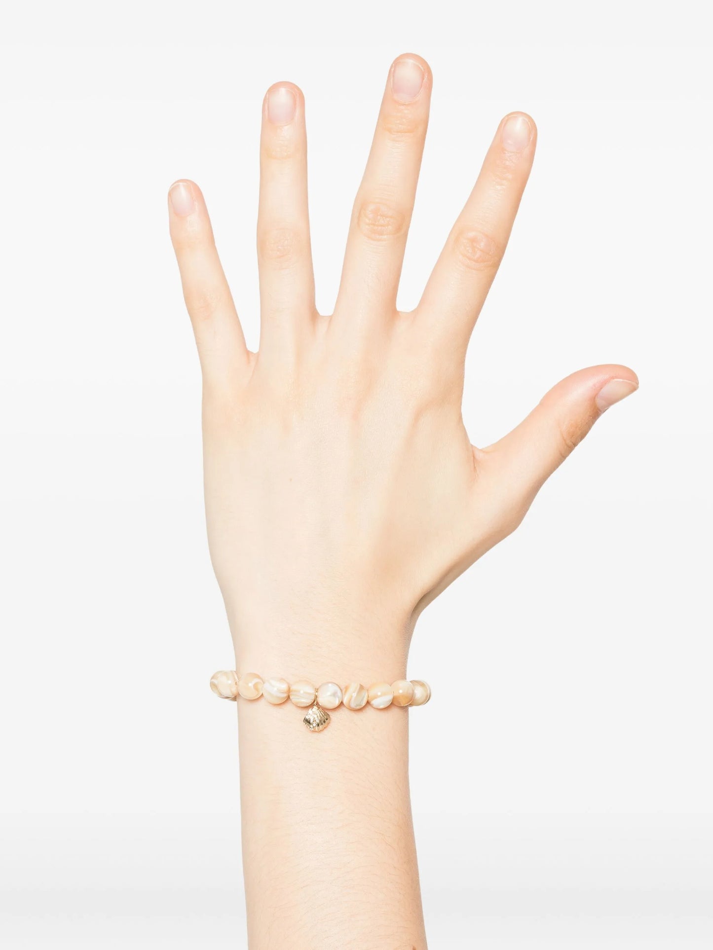 14K yellow gold Stone Shell bracelet