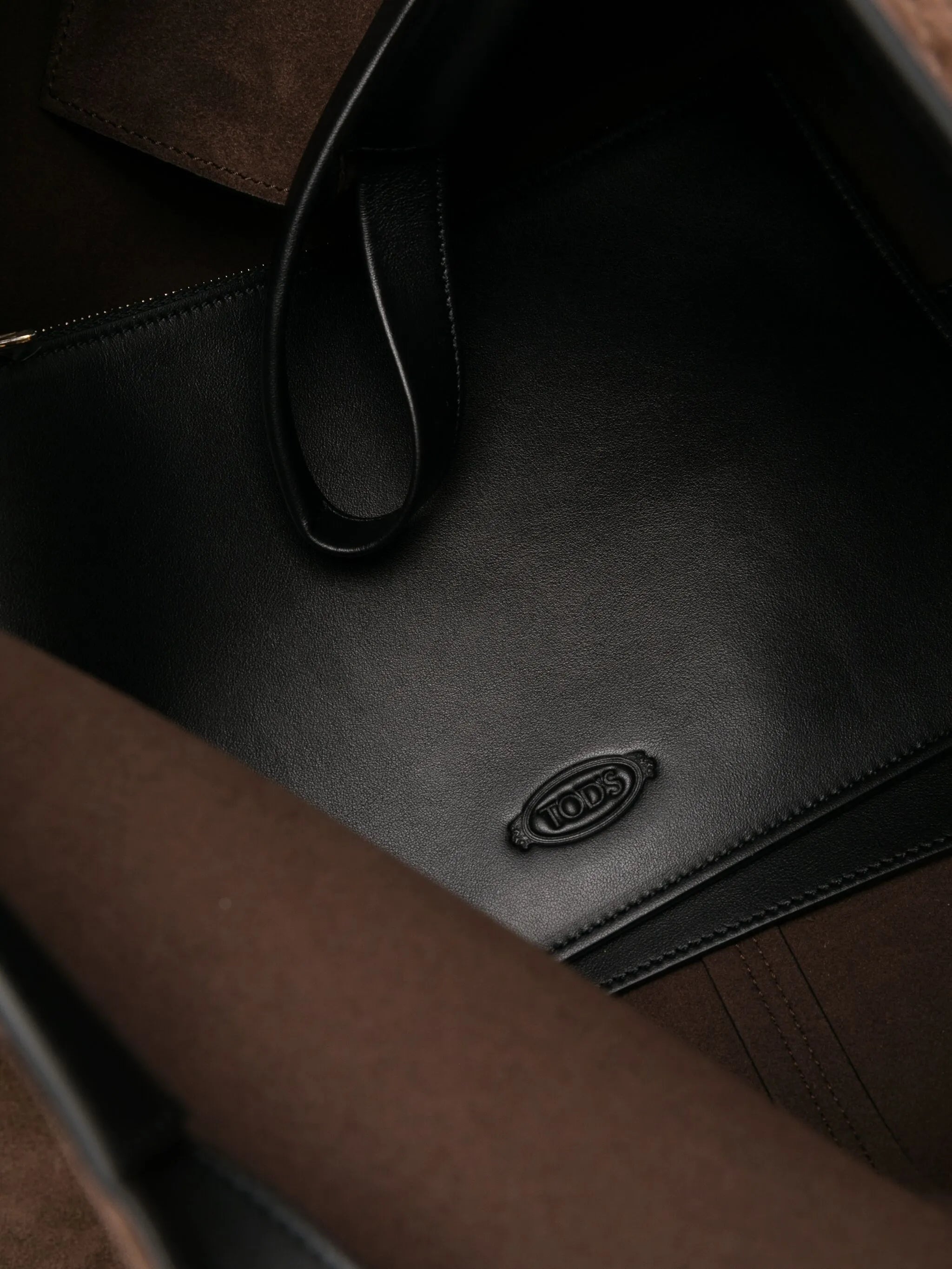 medium suede tote bag