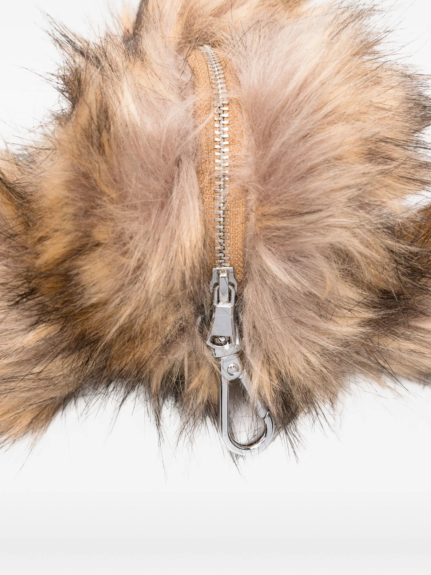 faux-fur coin purse