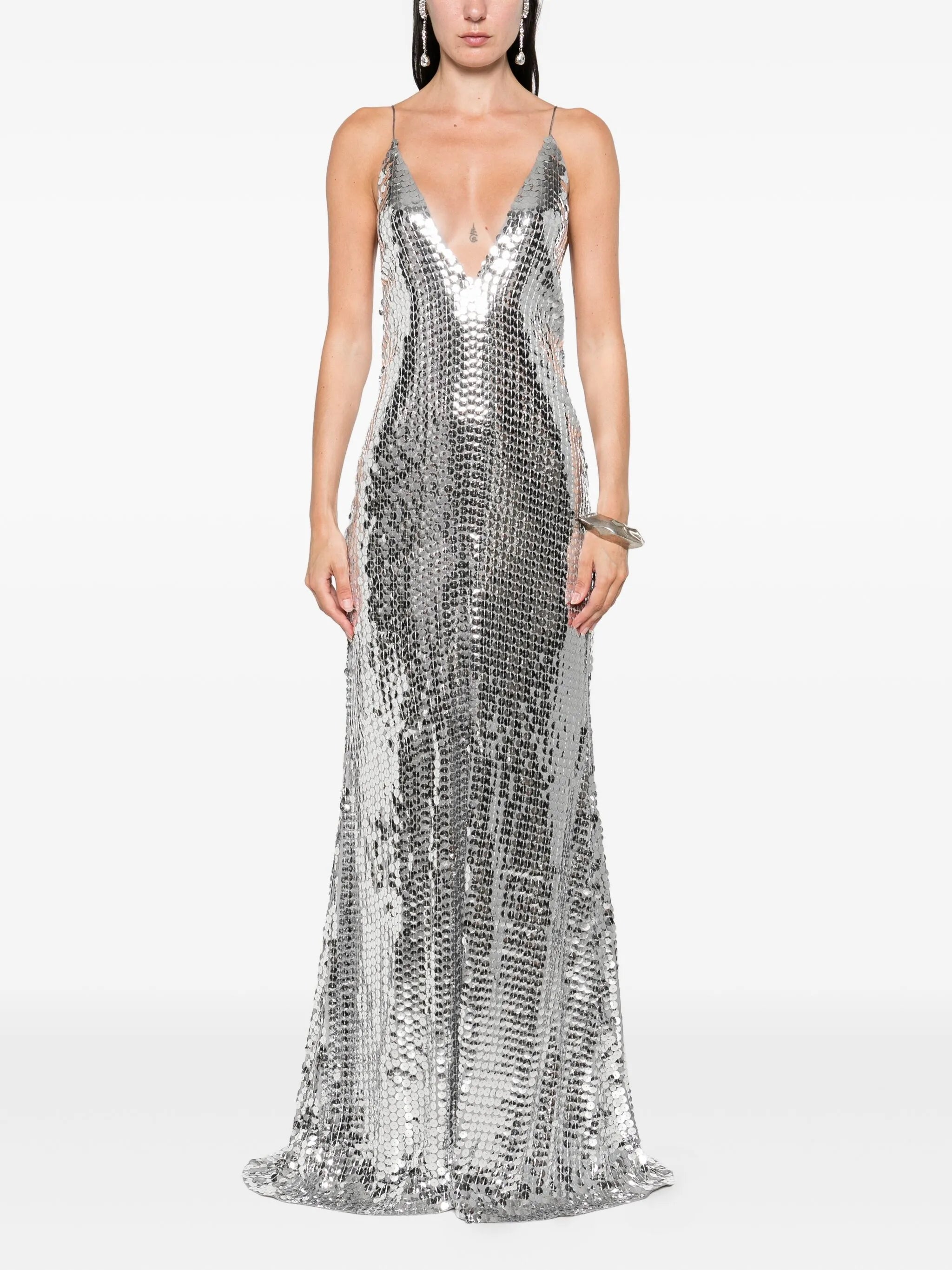 Claudie sequin-embellished dress