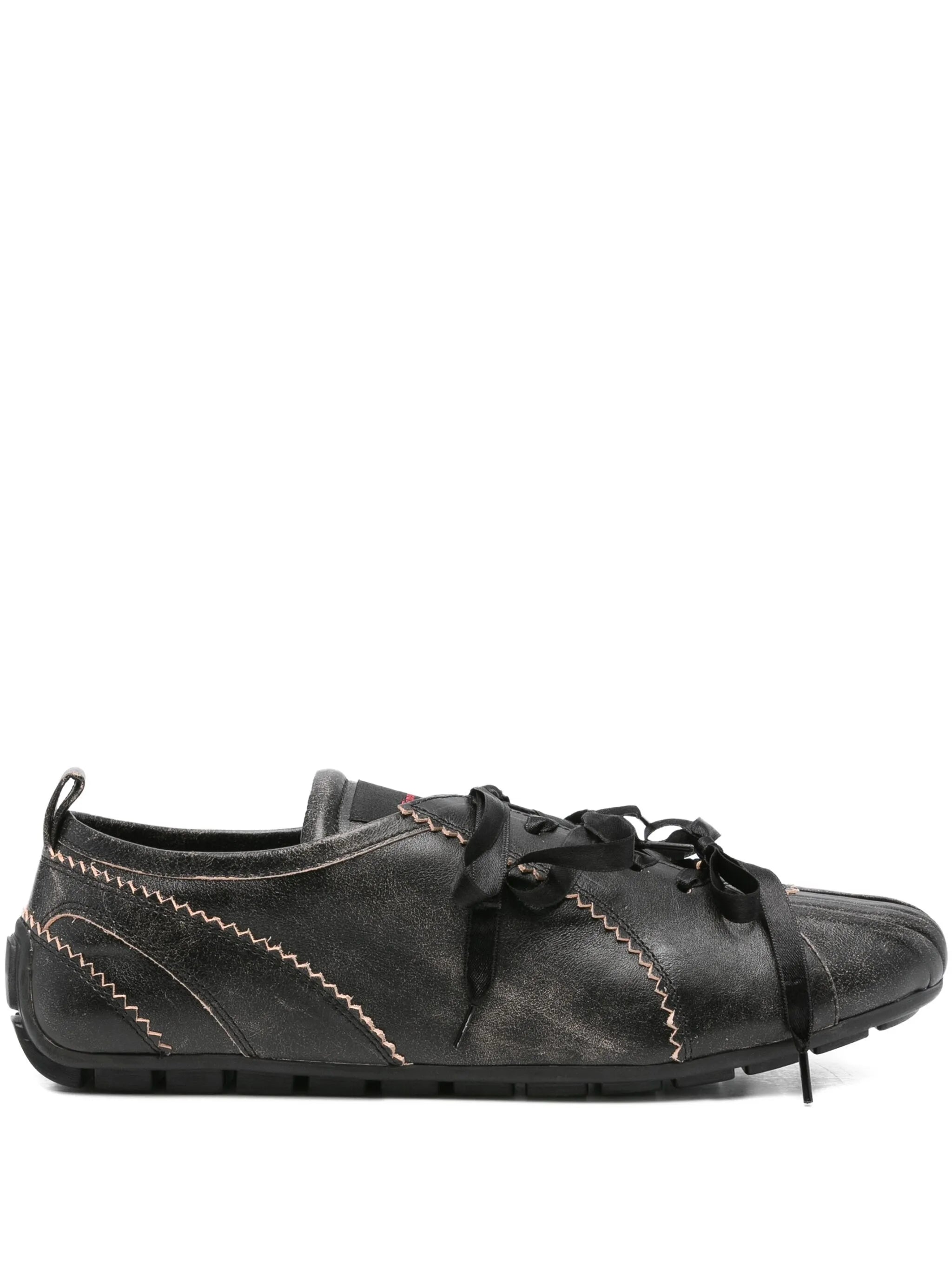 leather sneakers