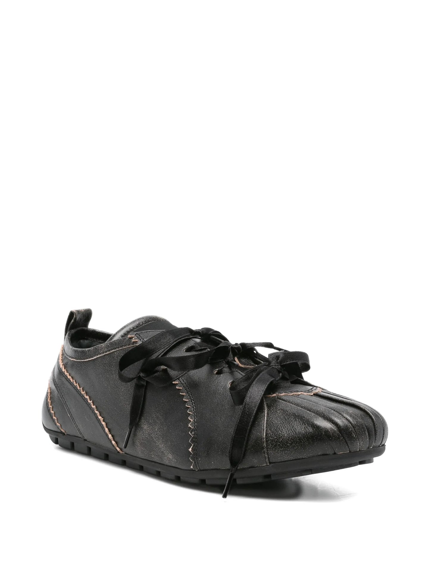 leather sneakers