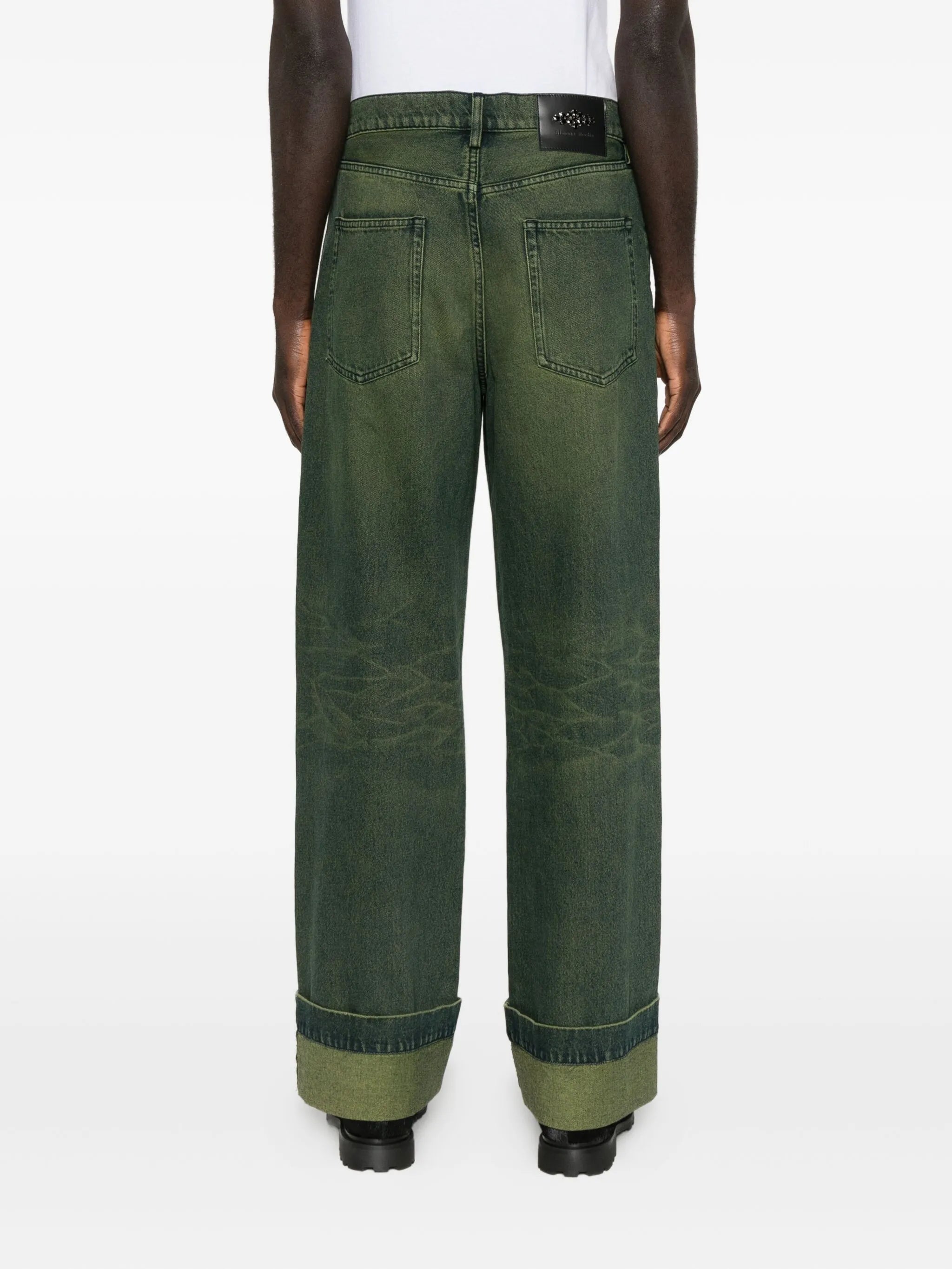 straight-leg jeans