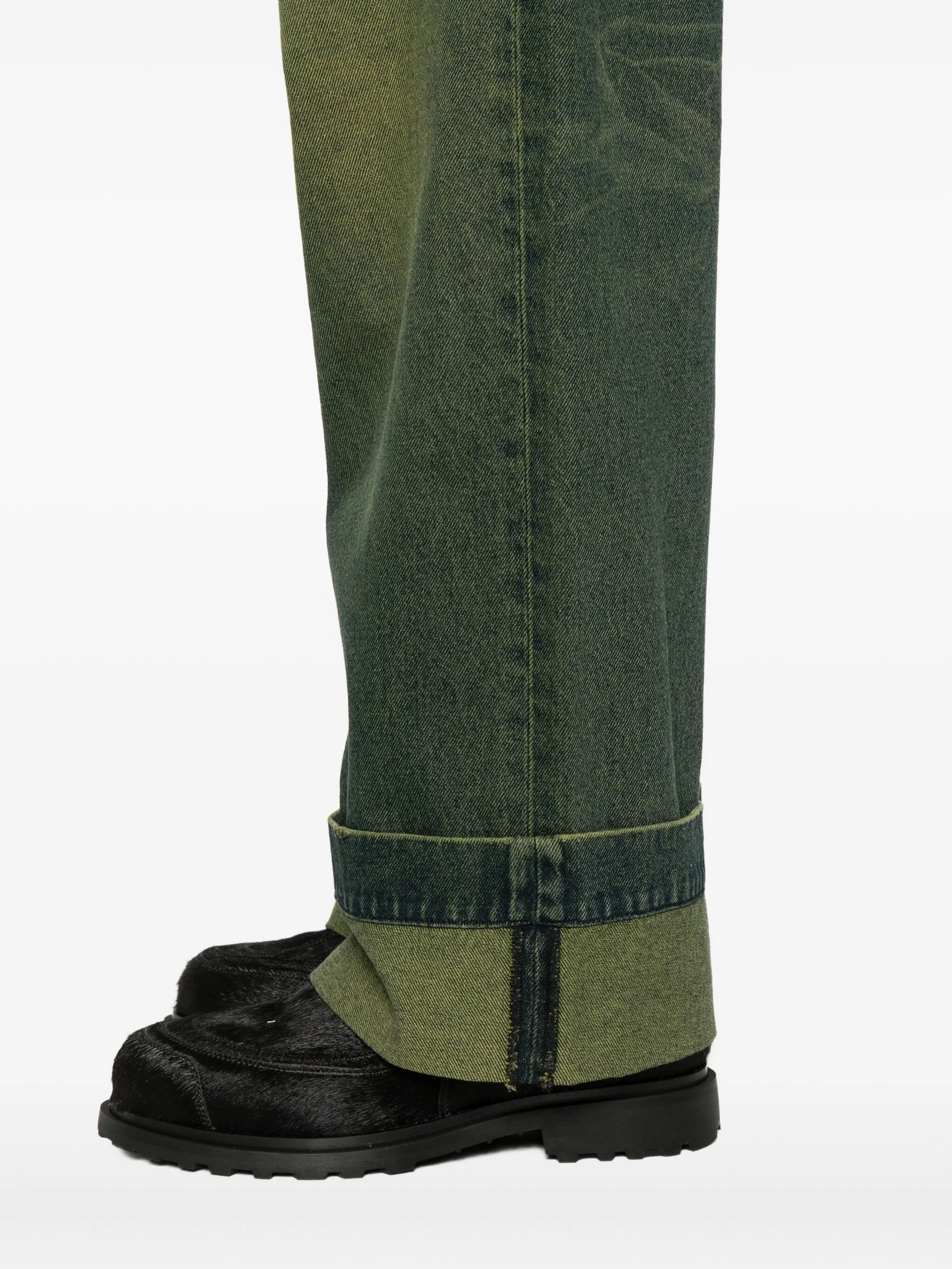 straight-leg jeans