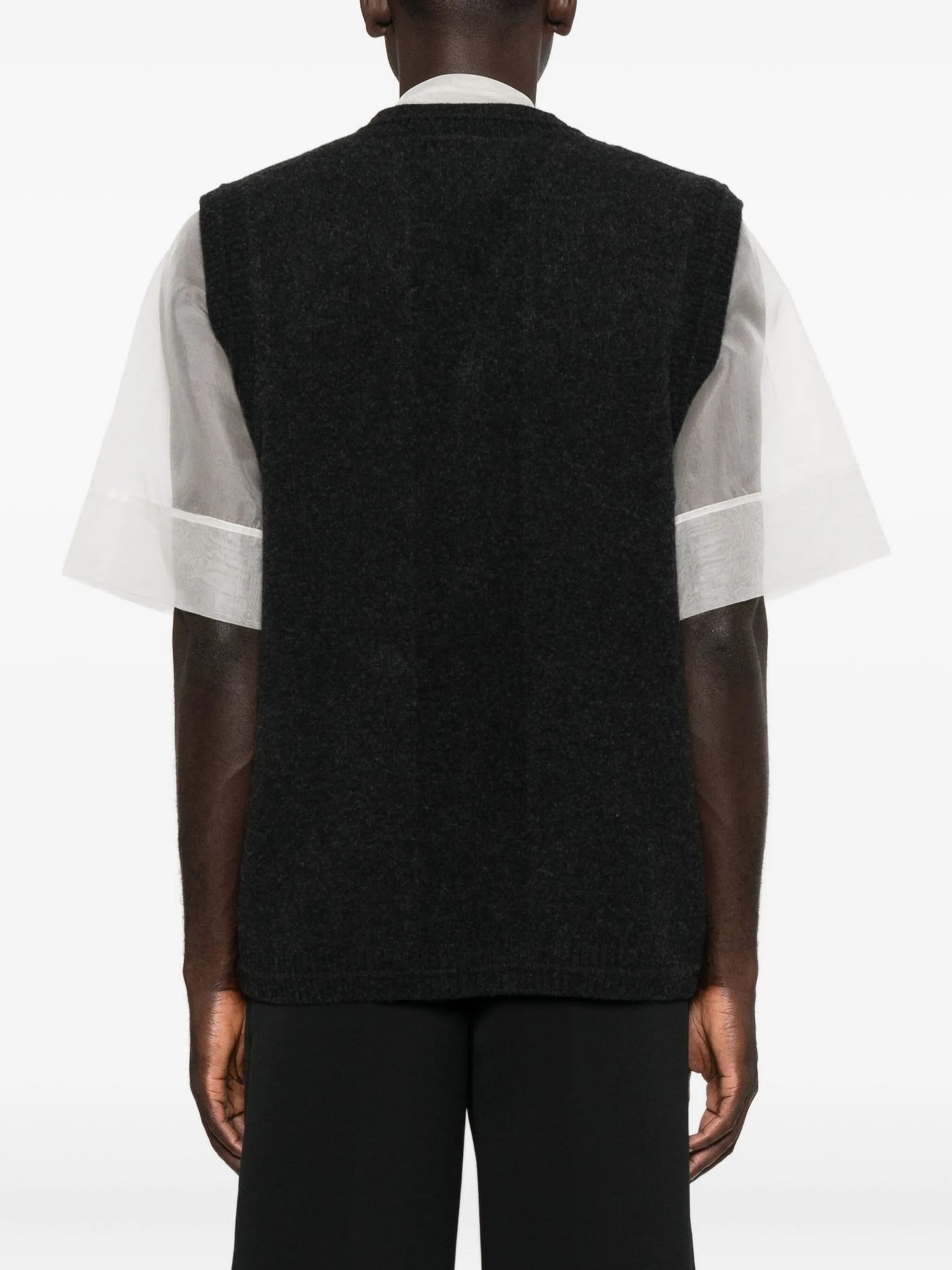 floral-button vest
