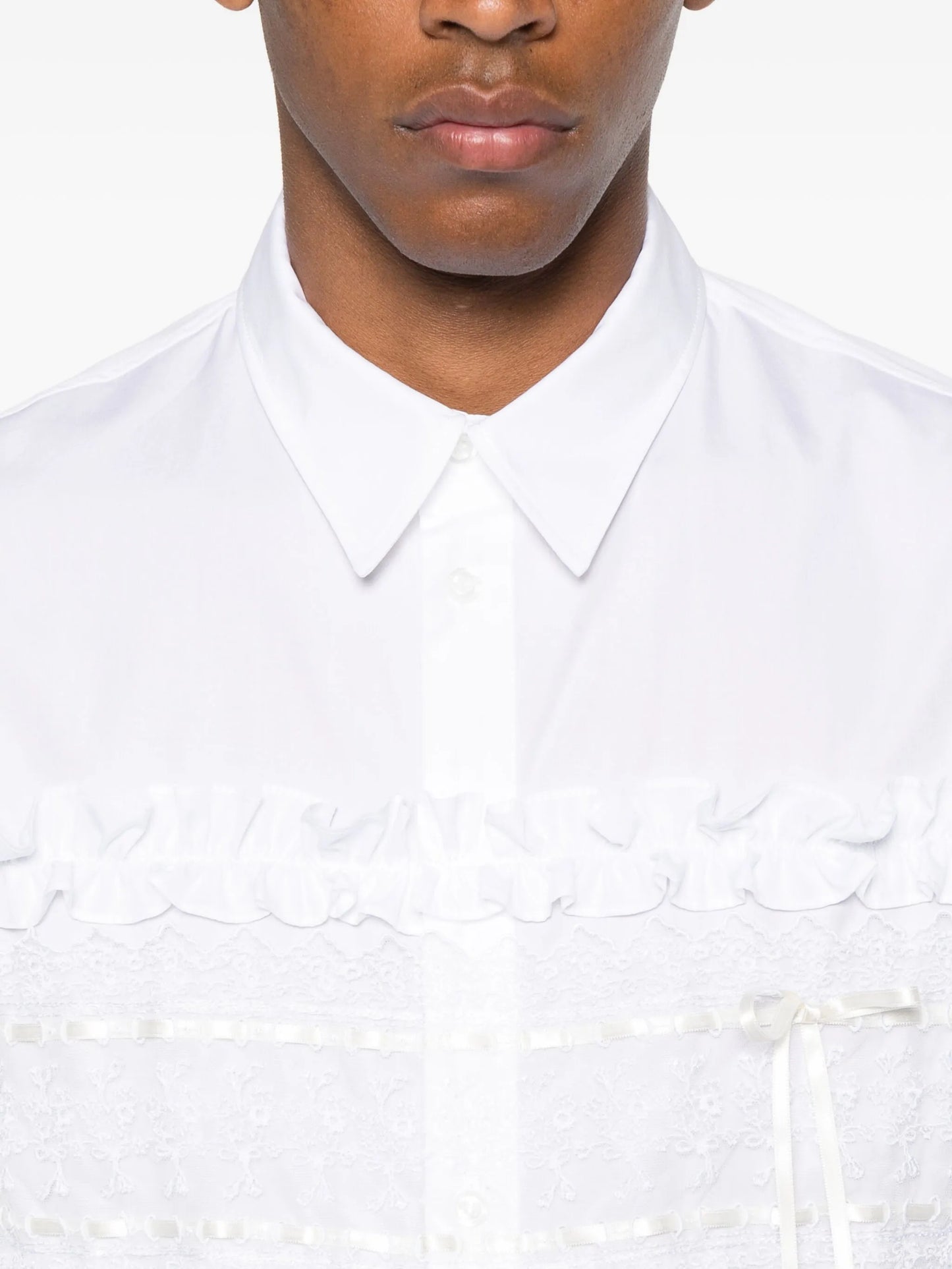 ruffled poplin shirt