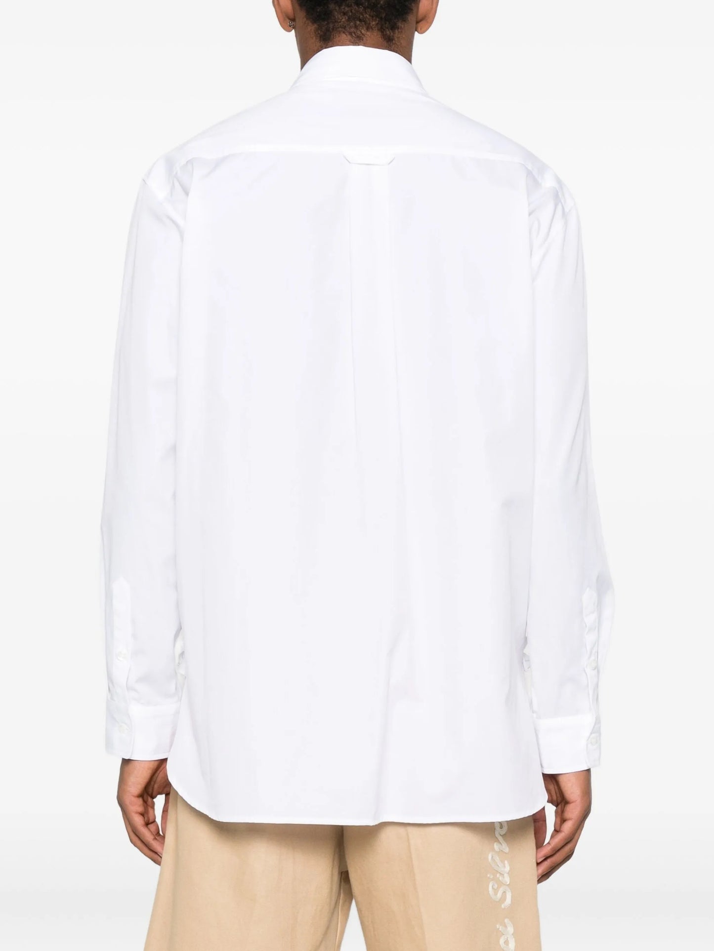 ruffled poplin shirt