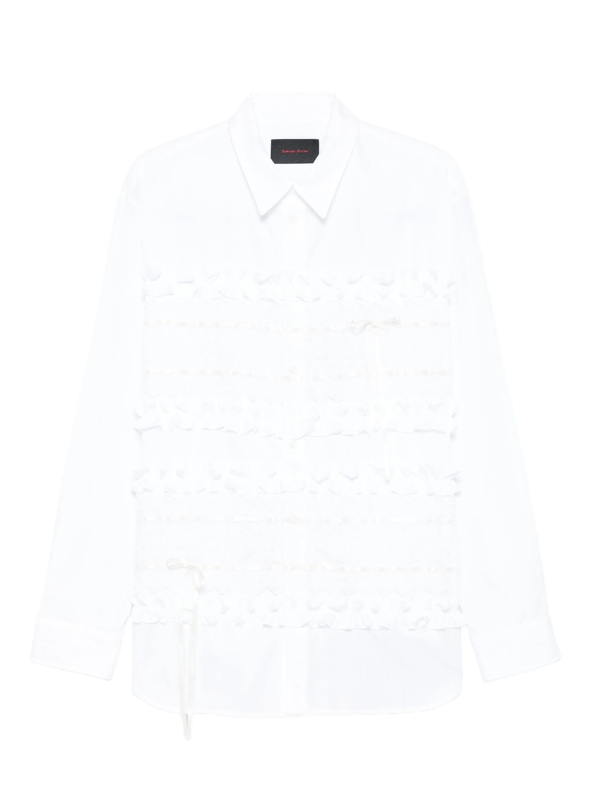 ruffled poplin shirt