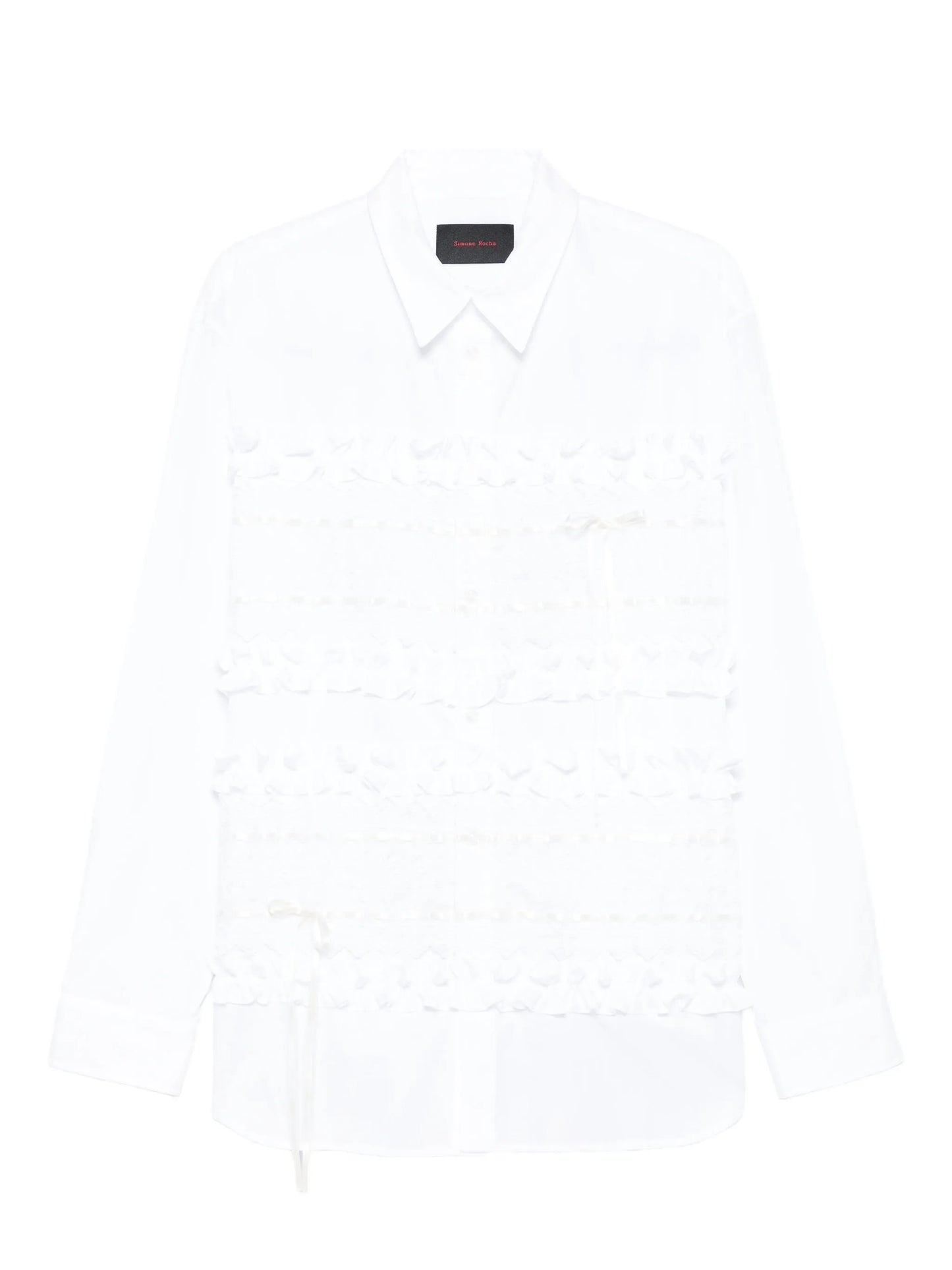 ruffled poplin shirt