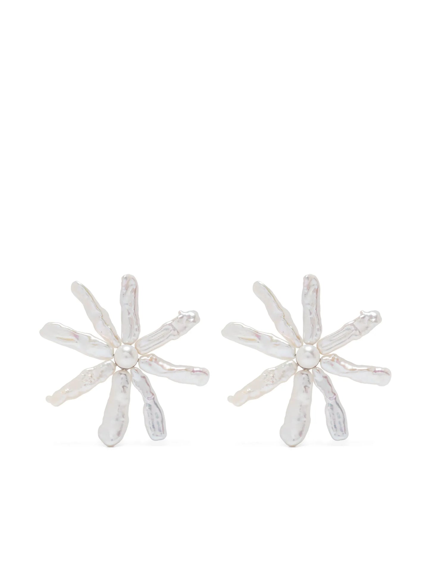 flower-design earrings