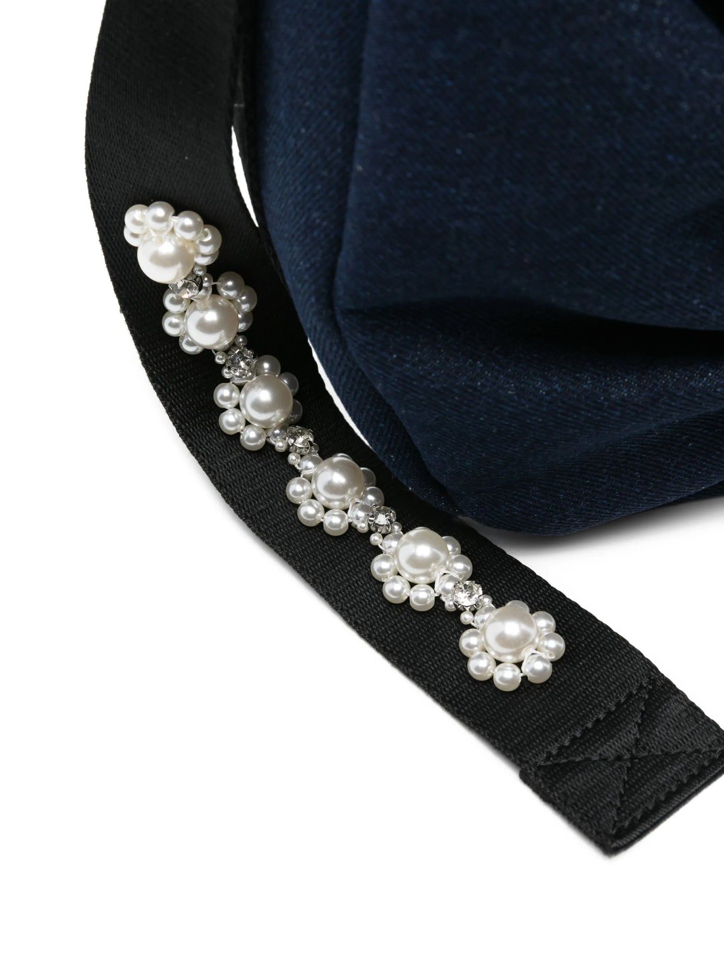 bow pearl-embellished shoulder bag