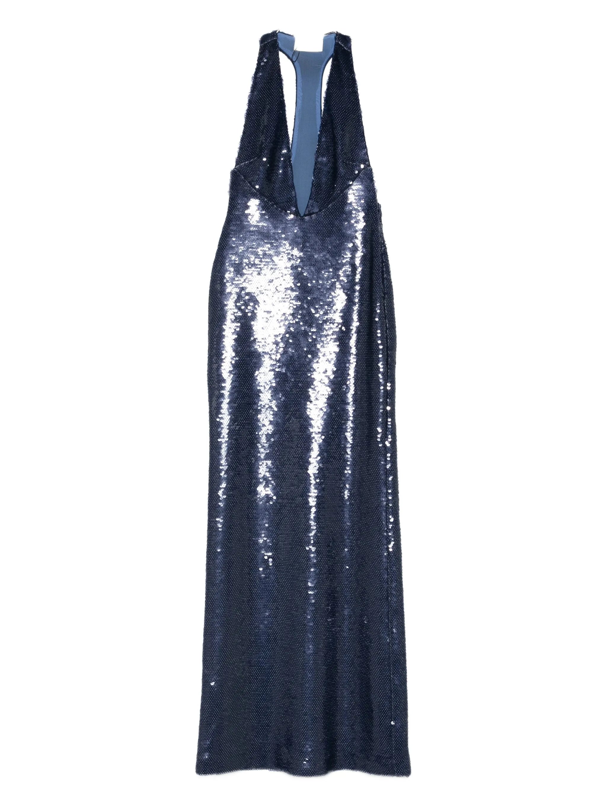 Olympia sequin-embellished maxi dress