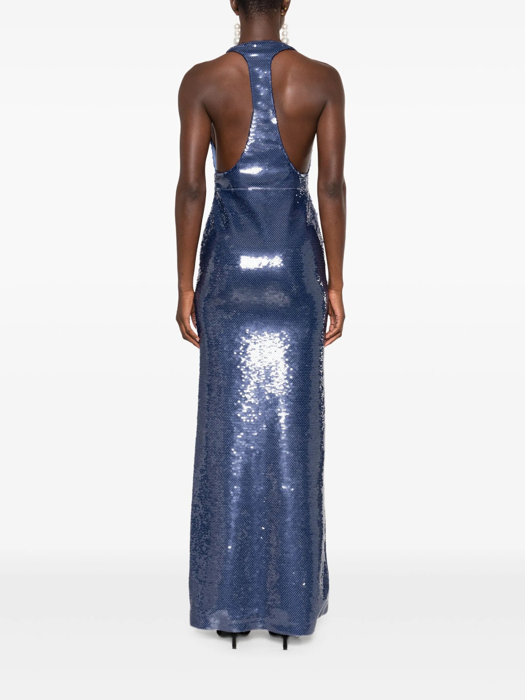Olympia sequin-embellished maxi dress