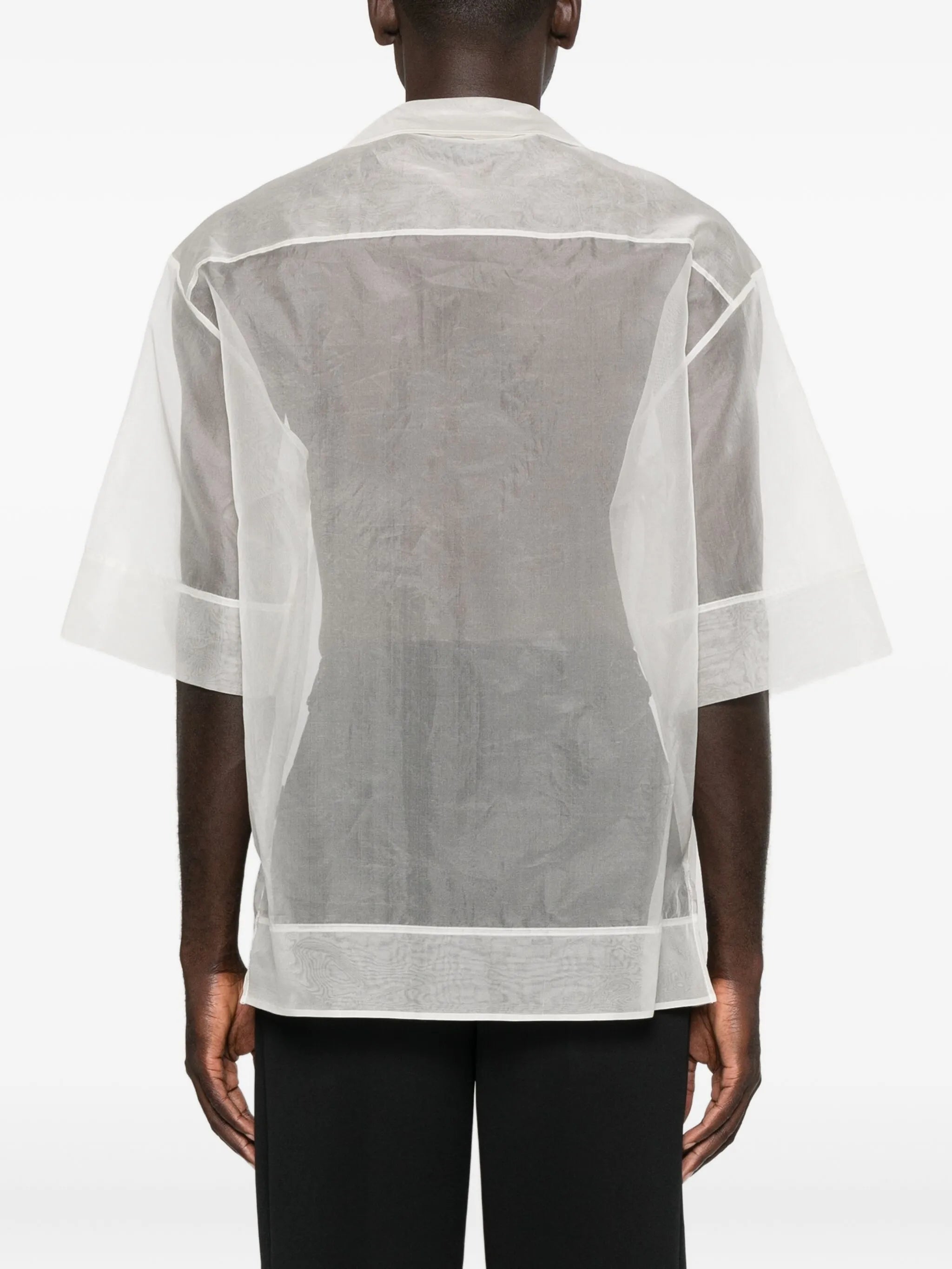 floral-ribbon shirt