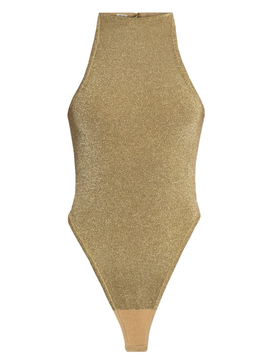 metallic bodysuit