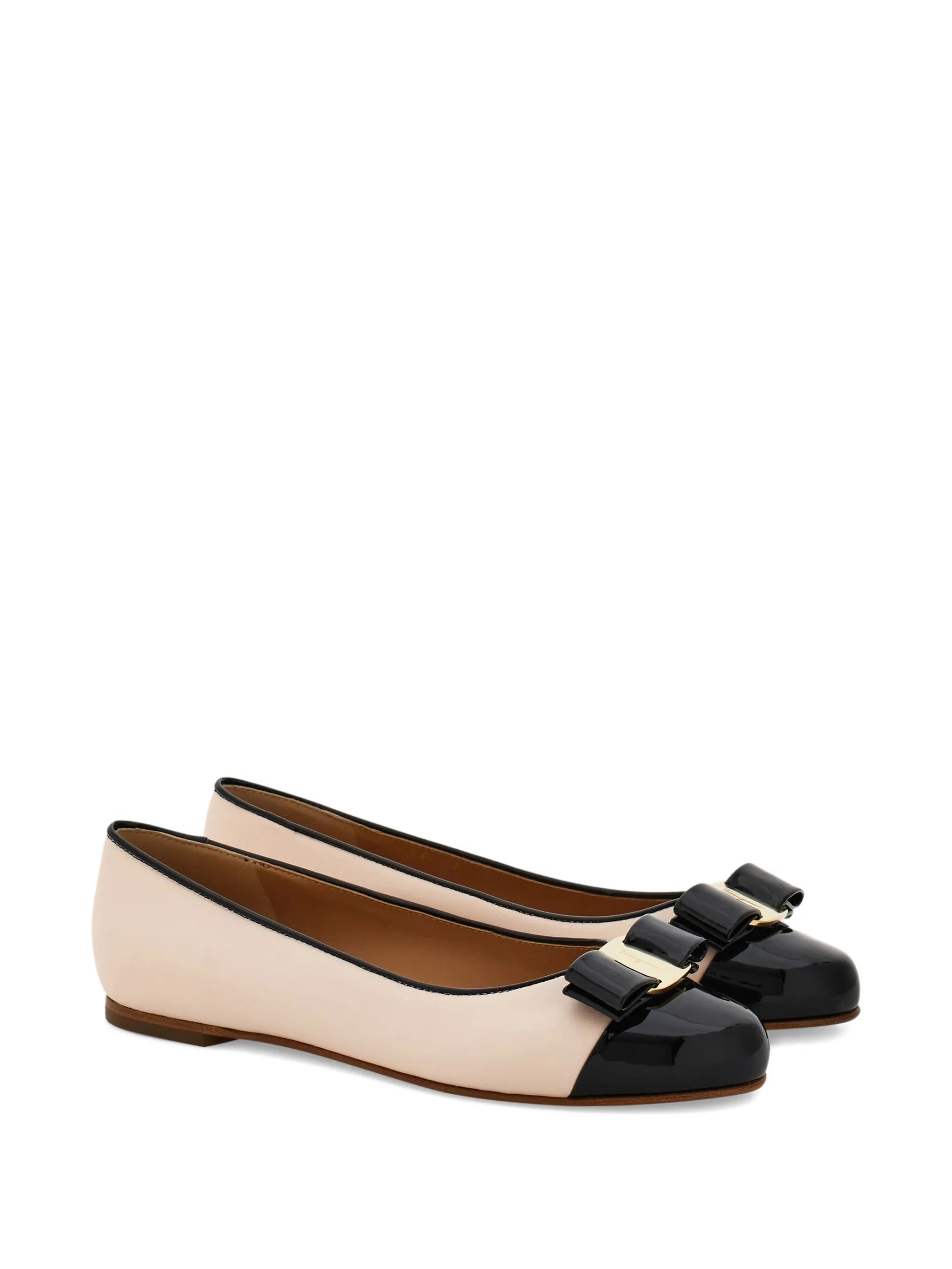 Varina leather ballerina shoes