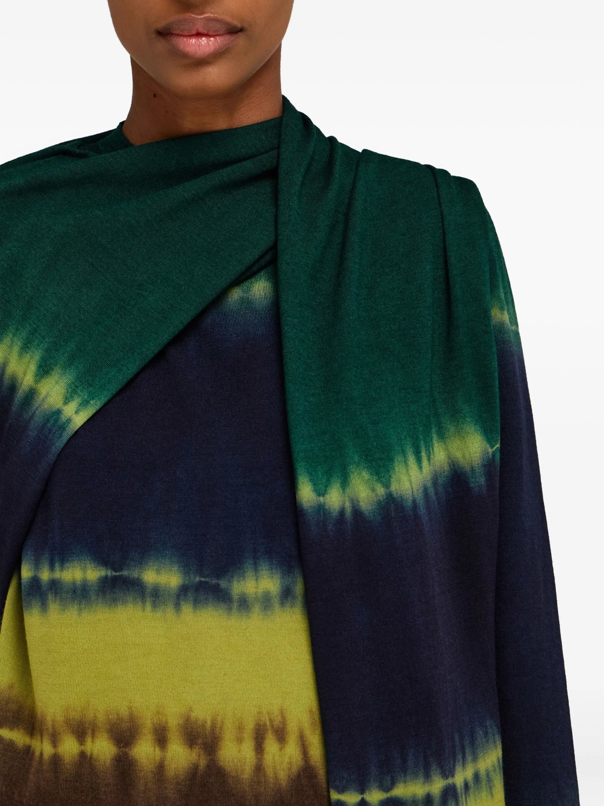 tie-dye print pullover