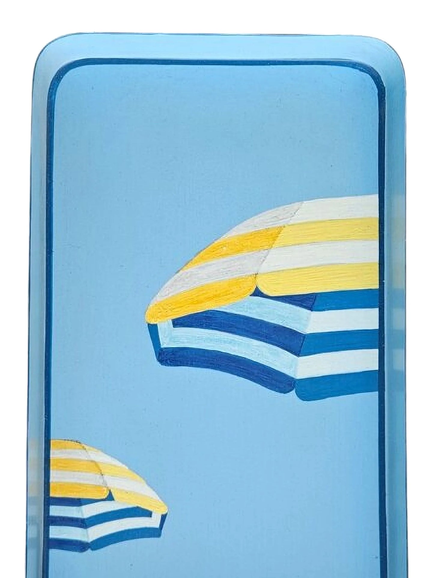 hand-painted iron tray (31cm x 17cm)