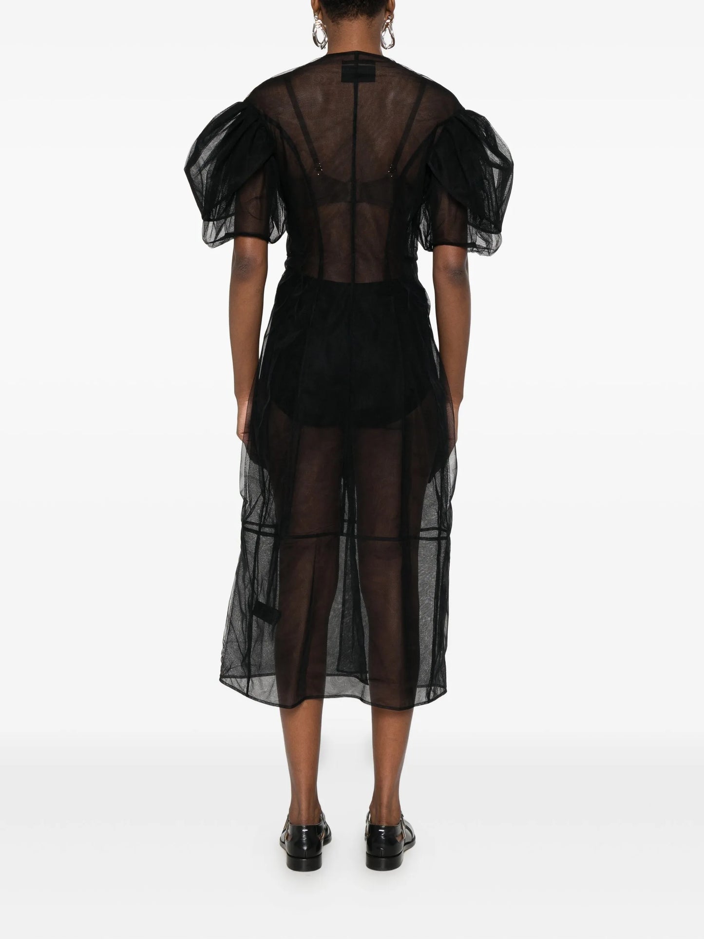 semi-sheer dress