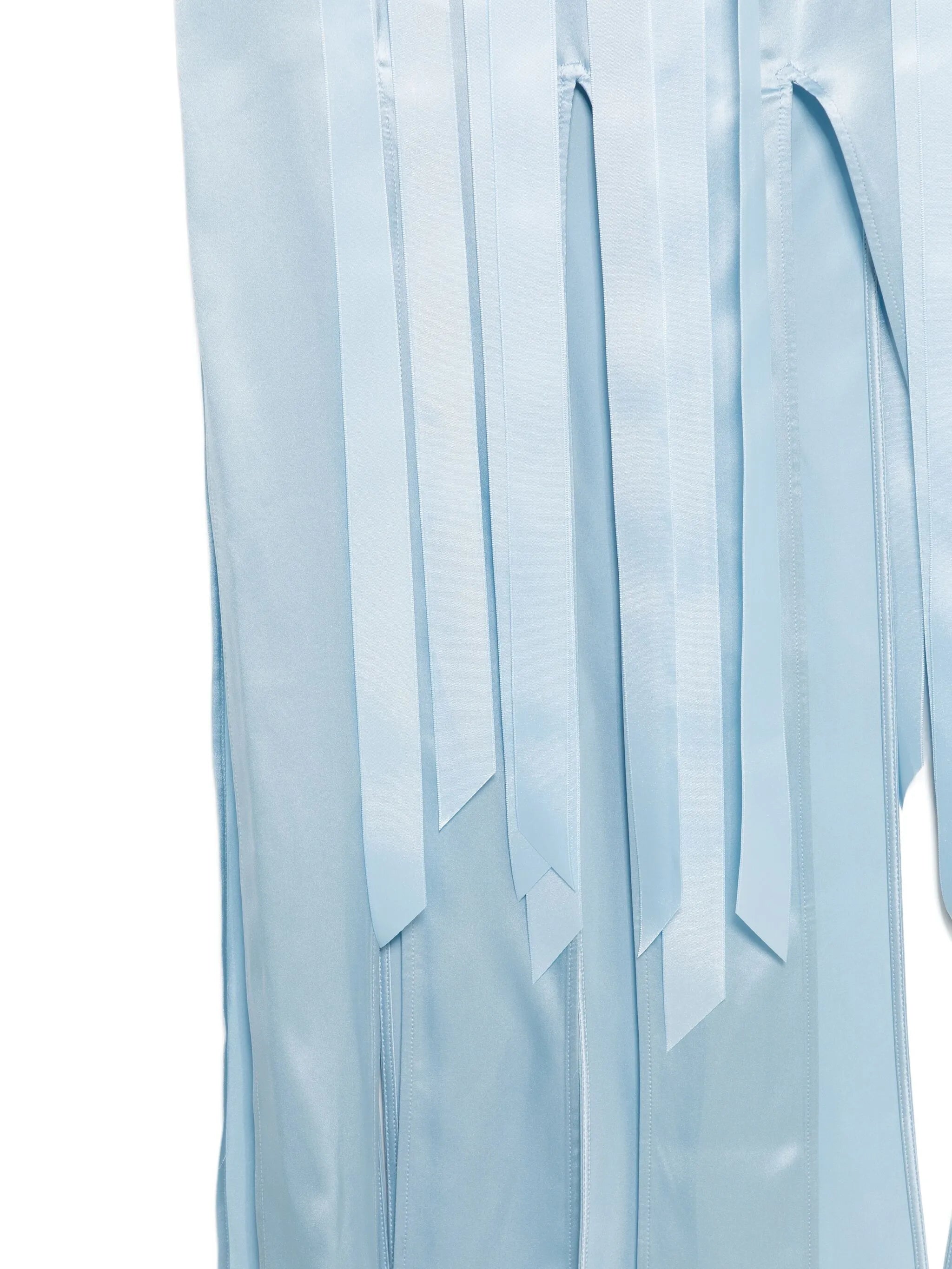 Unbounded ribbon-detail sleeveless dress