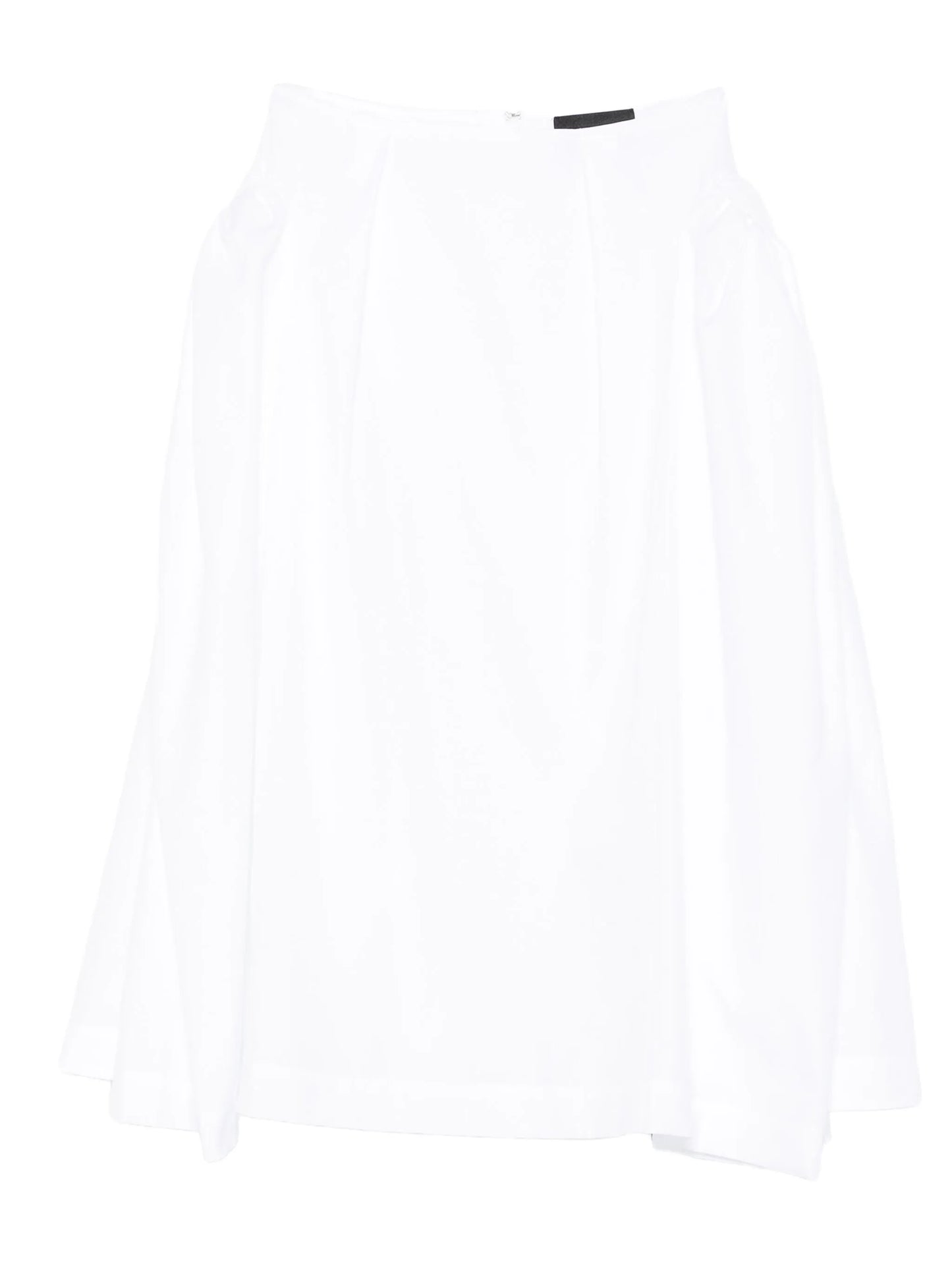 bow hip-detailed midi skirt