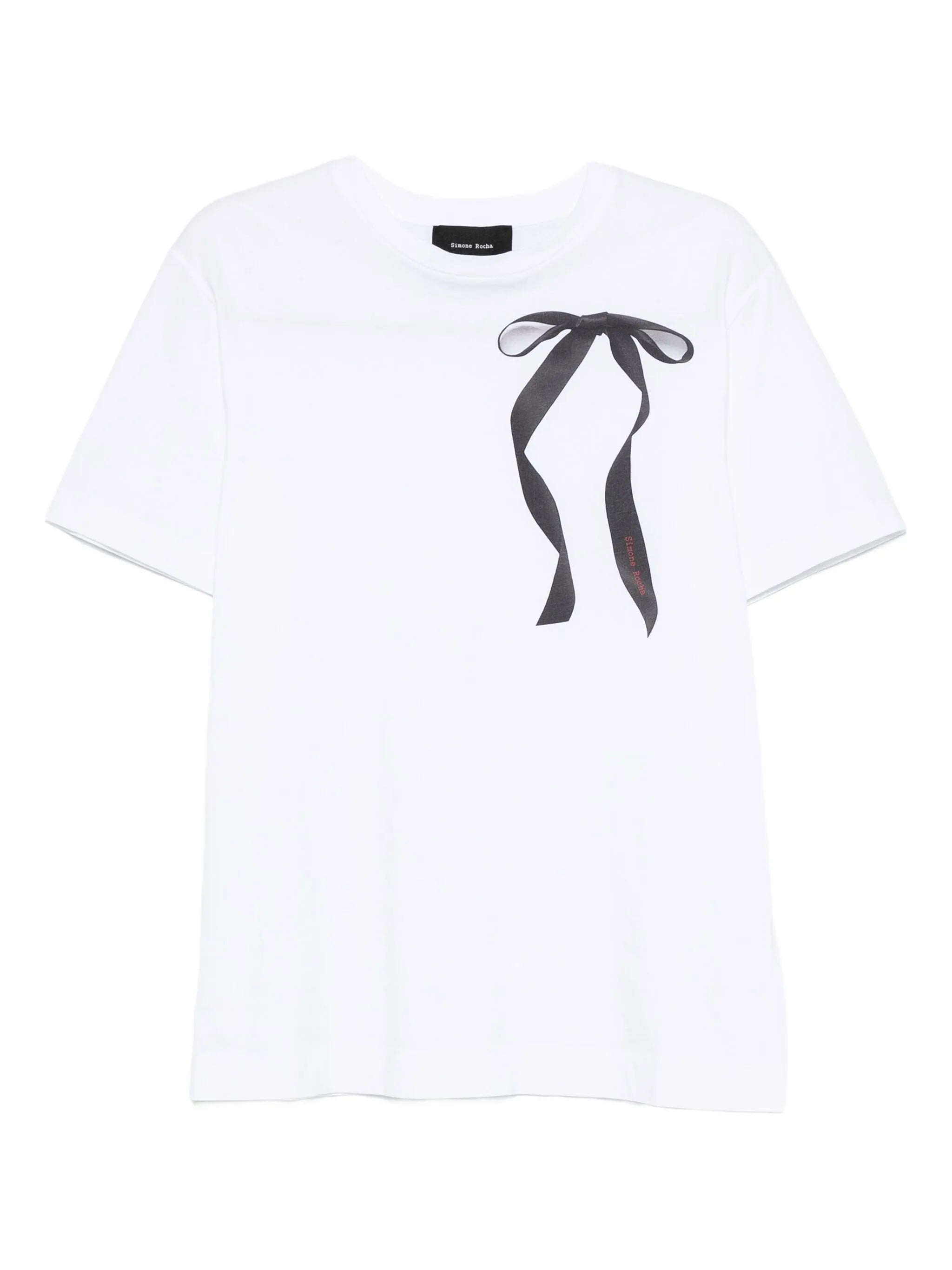 ribbon bow-print T-shirt