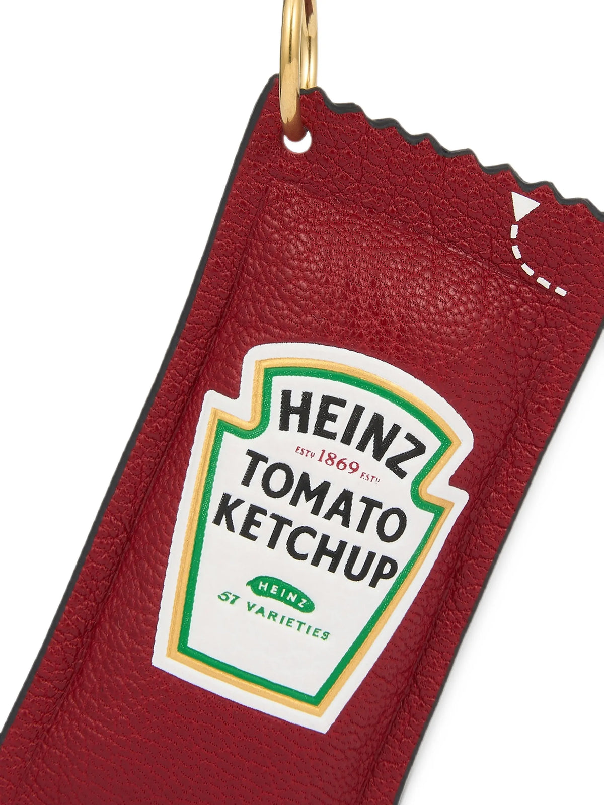 x Heinz Ketchup leather keychain