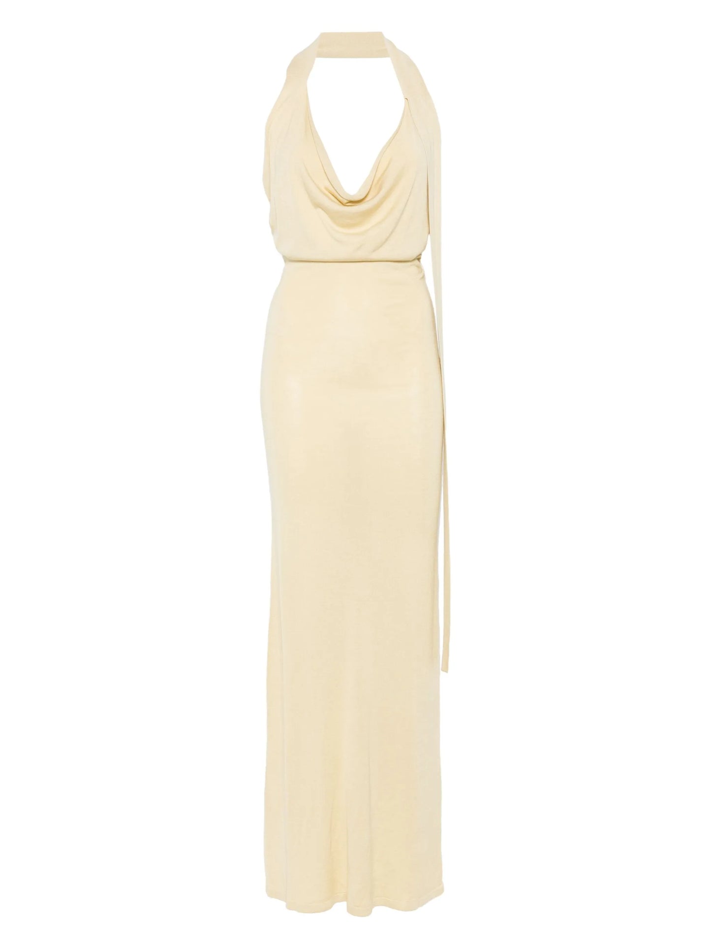 fine-knit maxi dress