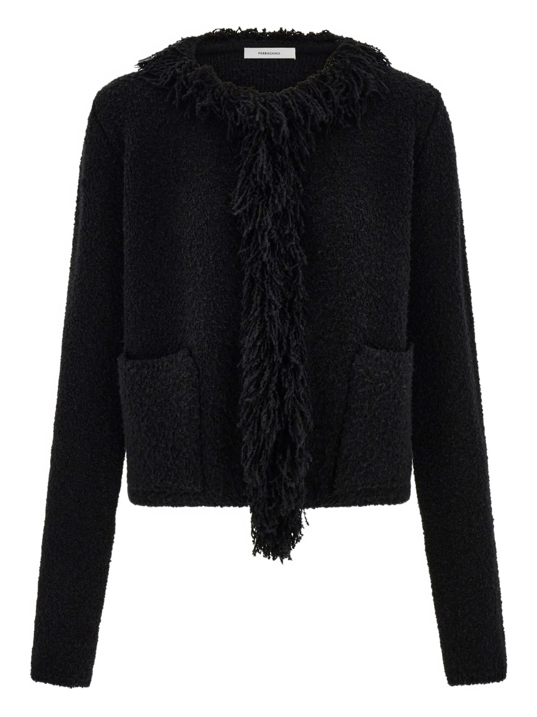 fringed cardigan