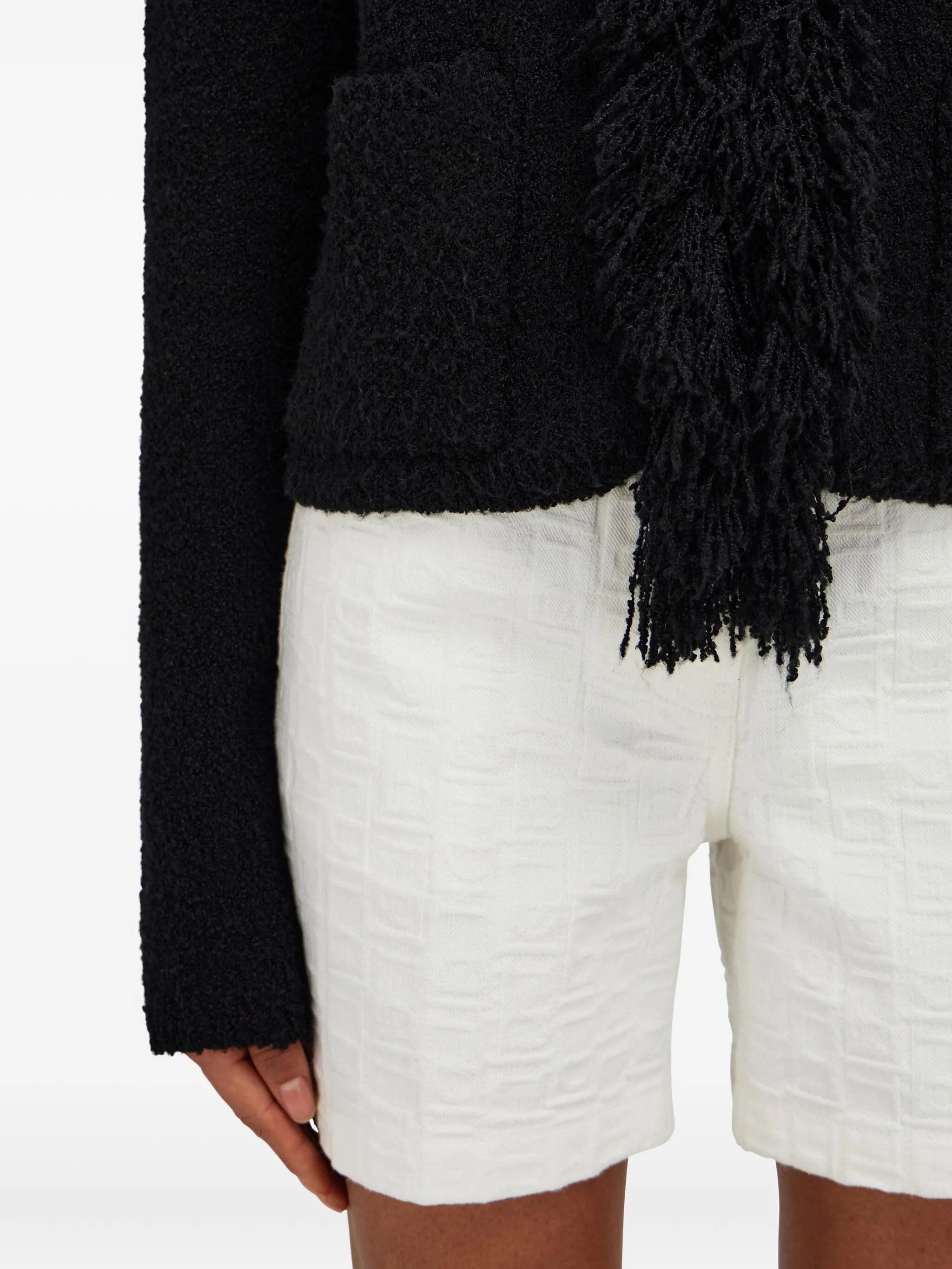 fringed cardigan