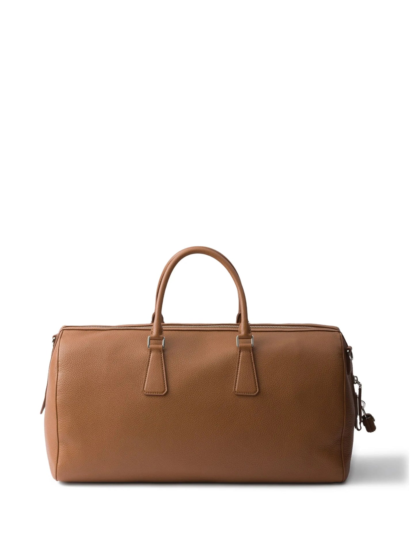 textured leather duffle bag